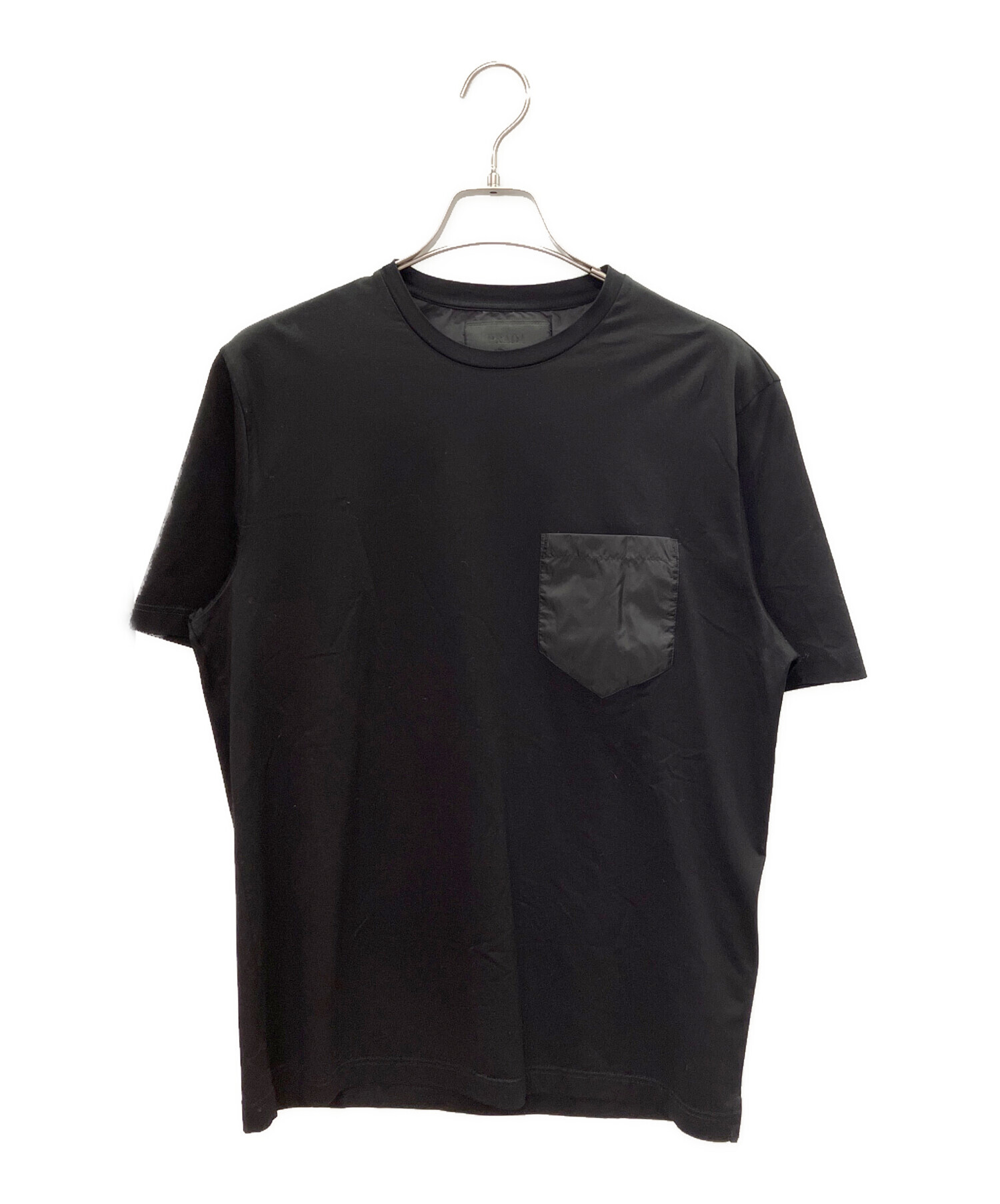 中古・古着通販】PRADA (プラダ) 半袖カットソー ブラック サイズ:M 
