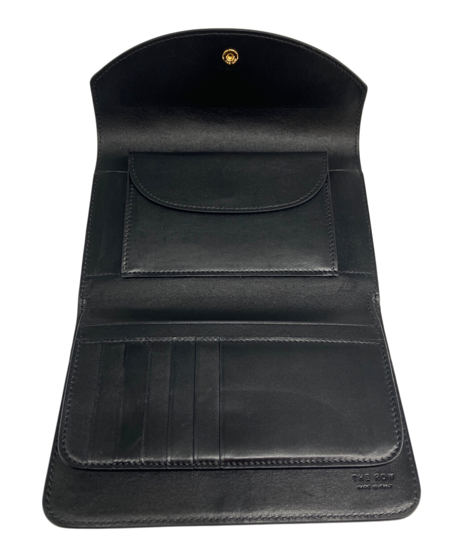 中古・古着通販】THE ROW (ザ ロウ) 3つ折り カーフ 財布 ブラック  