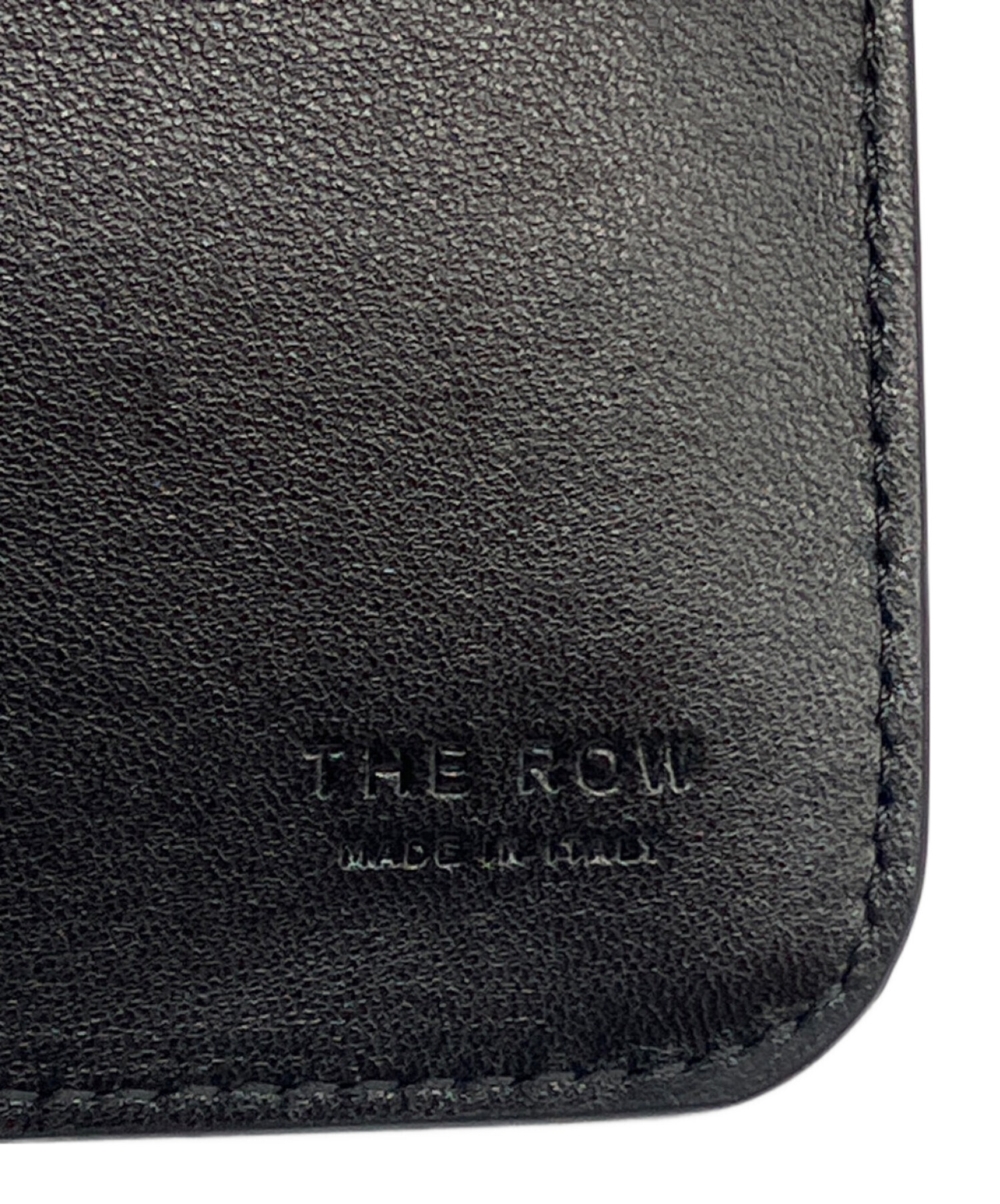 中古・古着通販】THE ROW (ザ ロウ) 3つ折り カーフ 財布 ブラック  