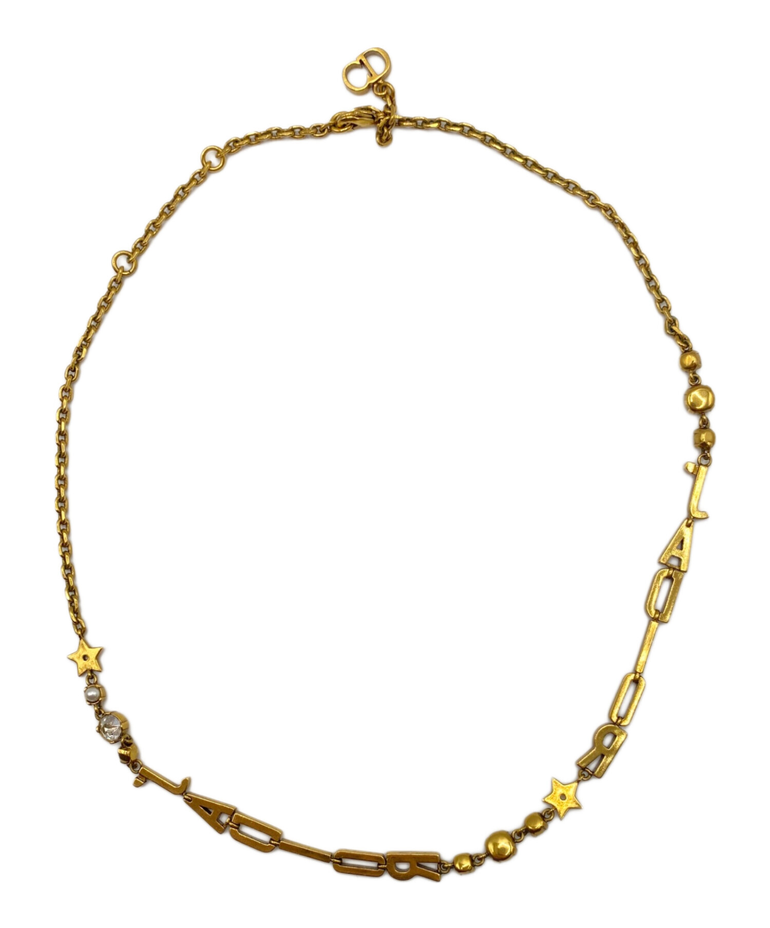 Dior ゴールド ネックレス 中古・古着通販】Christian Dior (クリスチャン ディオール) J'ADIOR