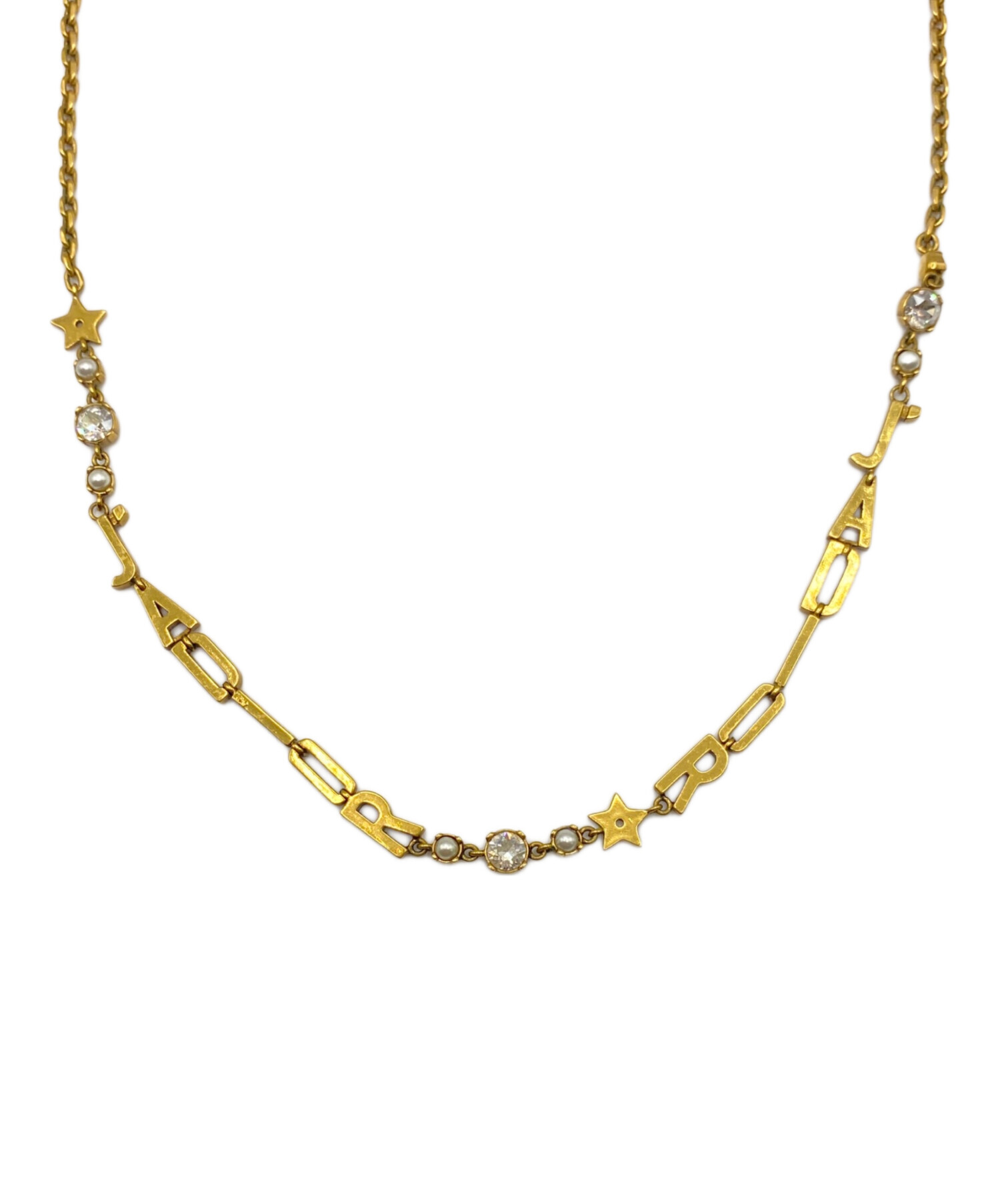 ChristianDior ディオール J'ADIORネックレス　ゴールド 中古・古着通販】Christian Dior (クリスチャン ディオール) J'ADIOR