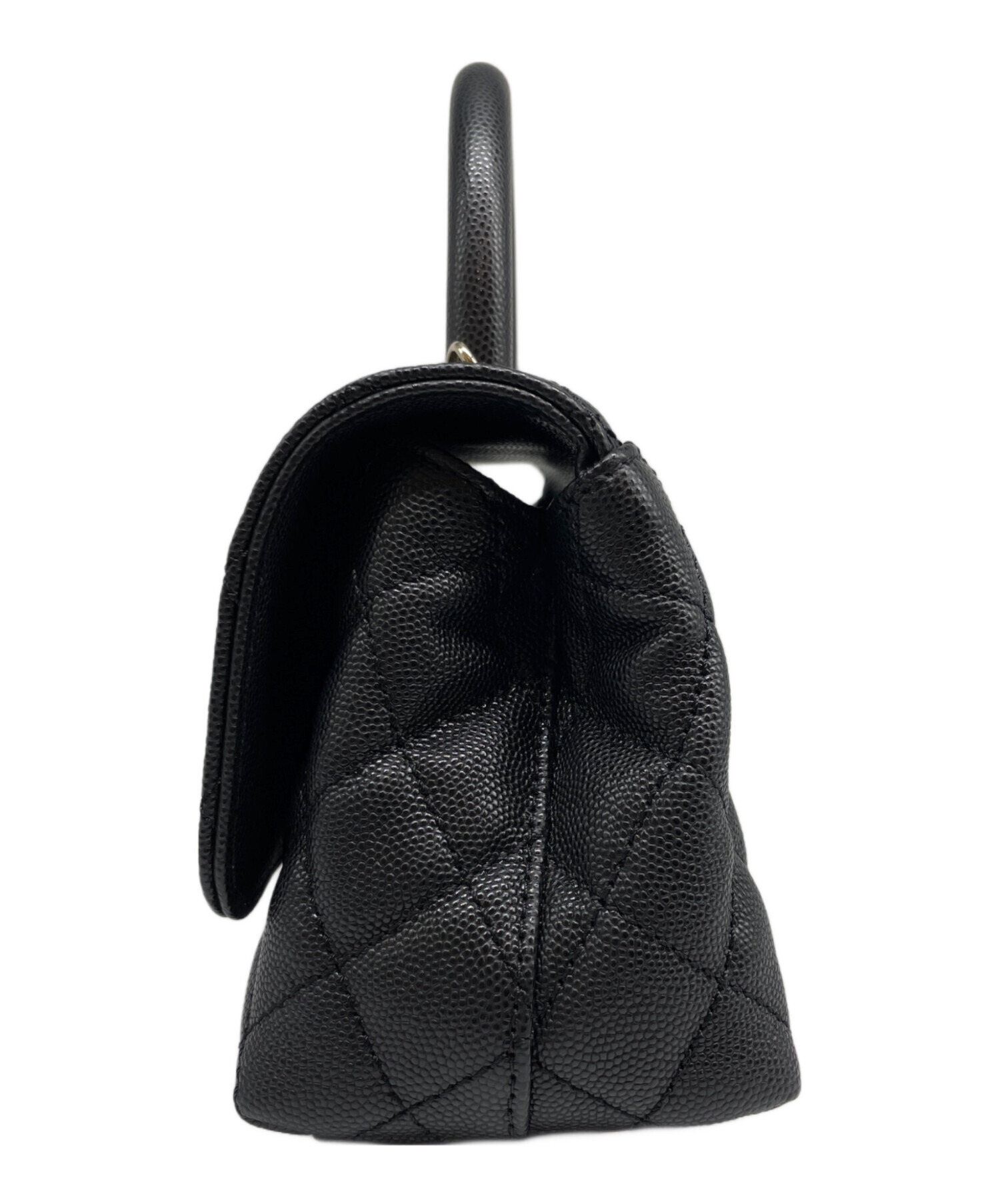 中古・古着通販】CHANEL (シャネル) ココハンドル 19 XXS ブラック