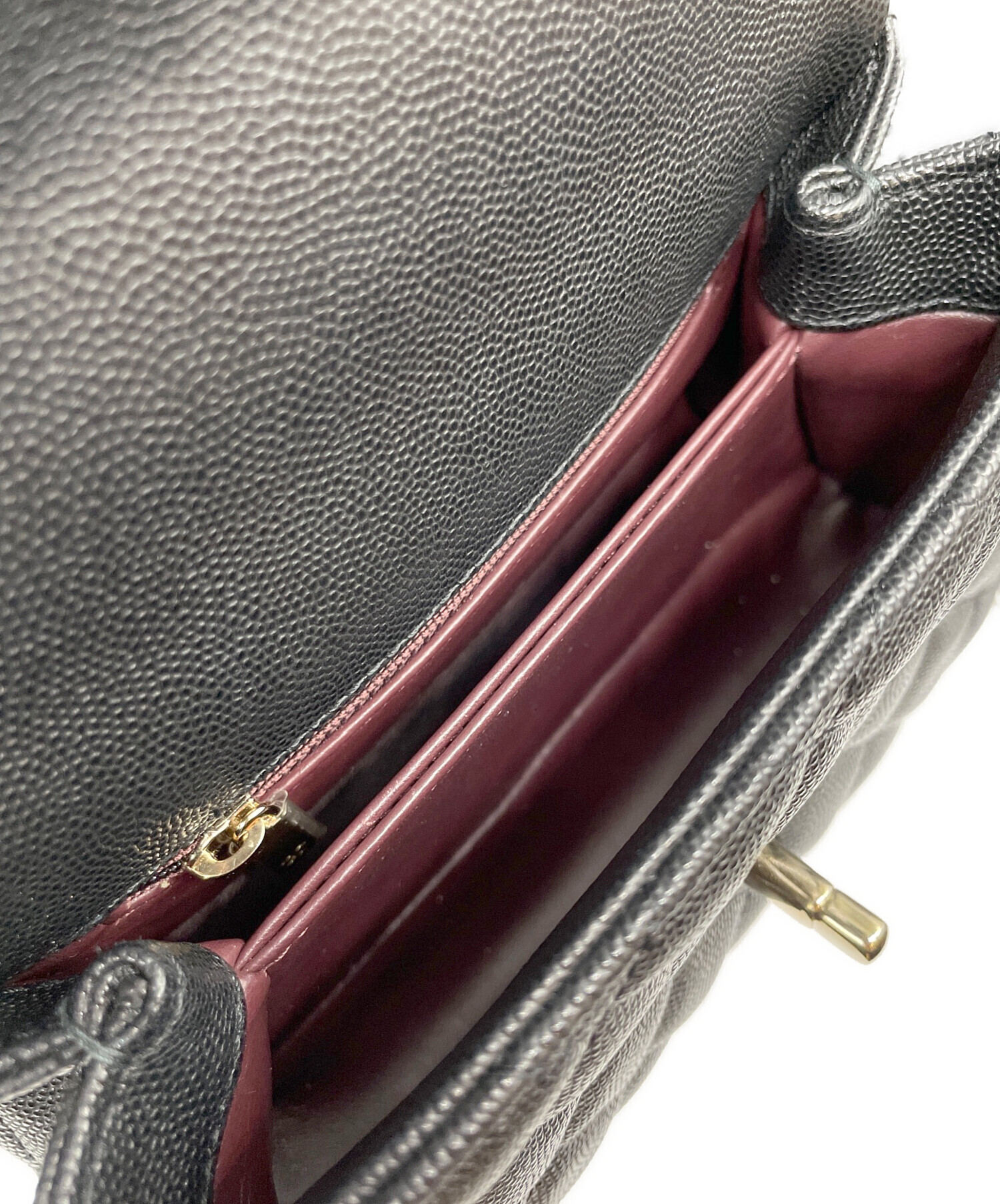中古・古着通販】CHANEL (シャネル) ココハンドル 19 XXS ブラック