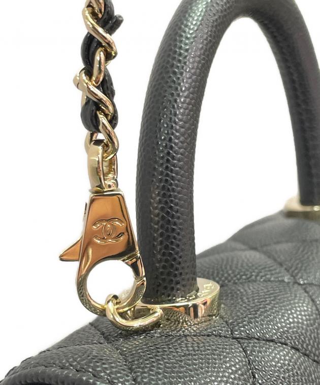 CHANEL 楽1番 シャネル ハンドバッグ レディース ブラック CHANEL AS2431 B06660