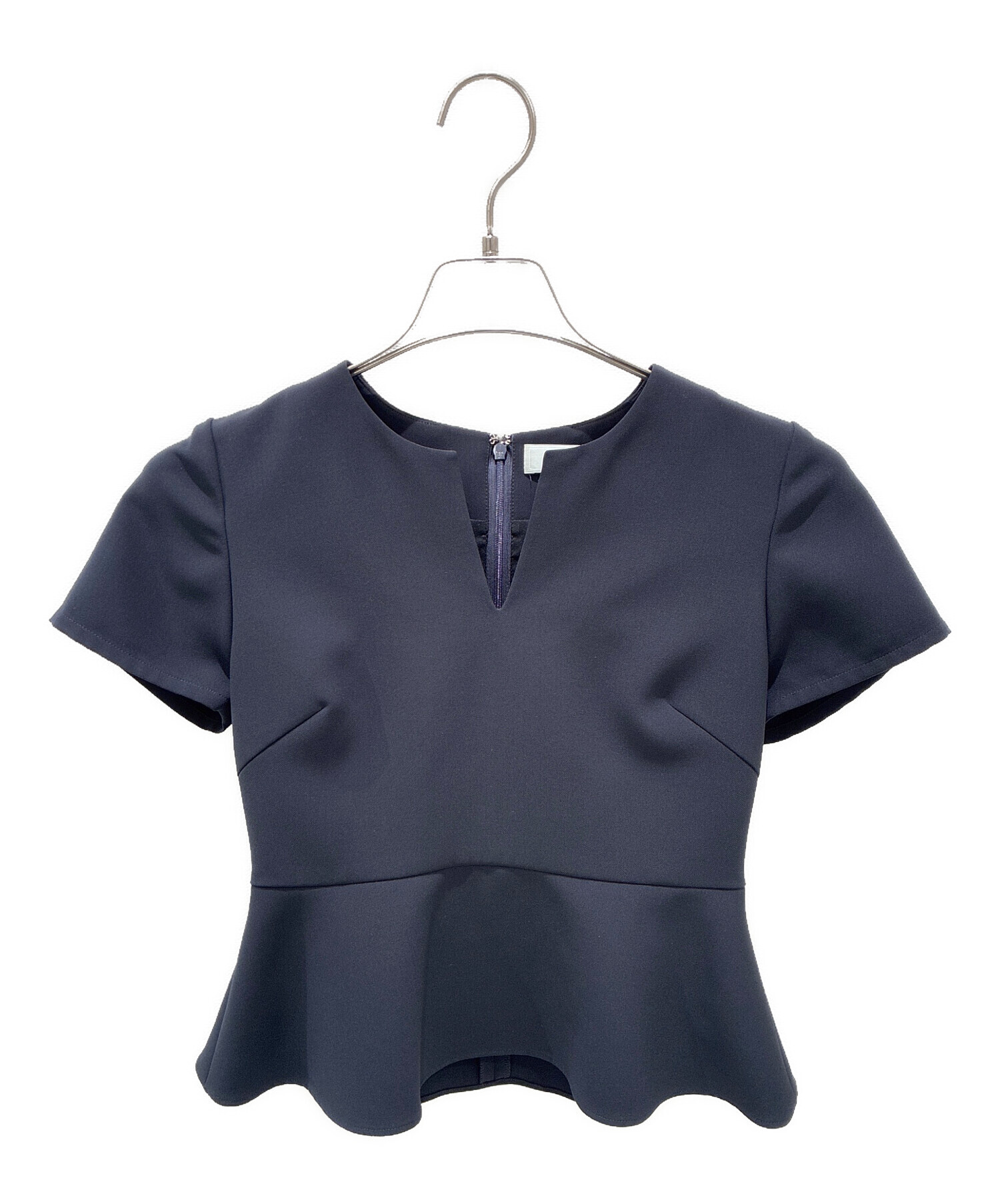 最終お値下げ中///【CELFORD】ペプラムブラウス 38 中古・古着通販