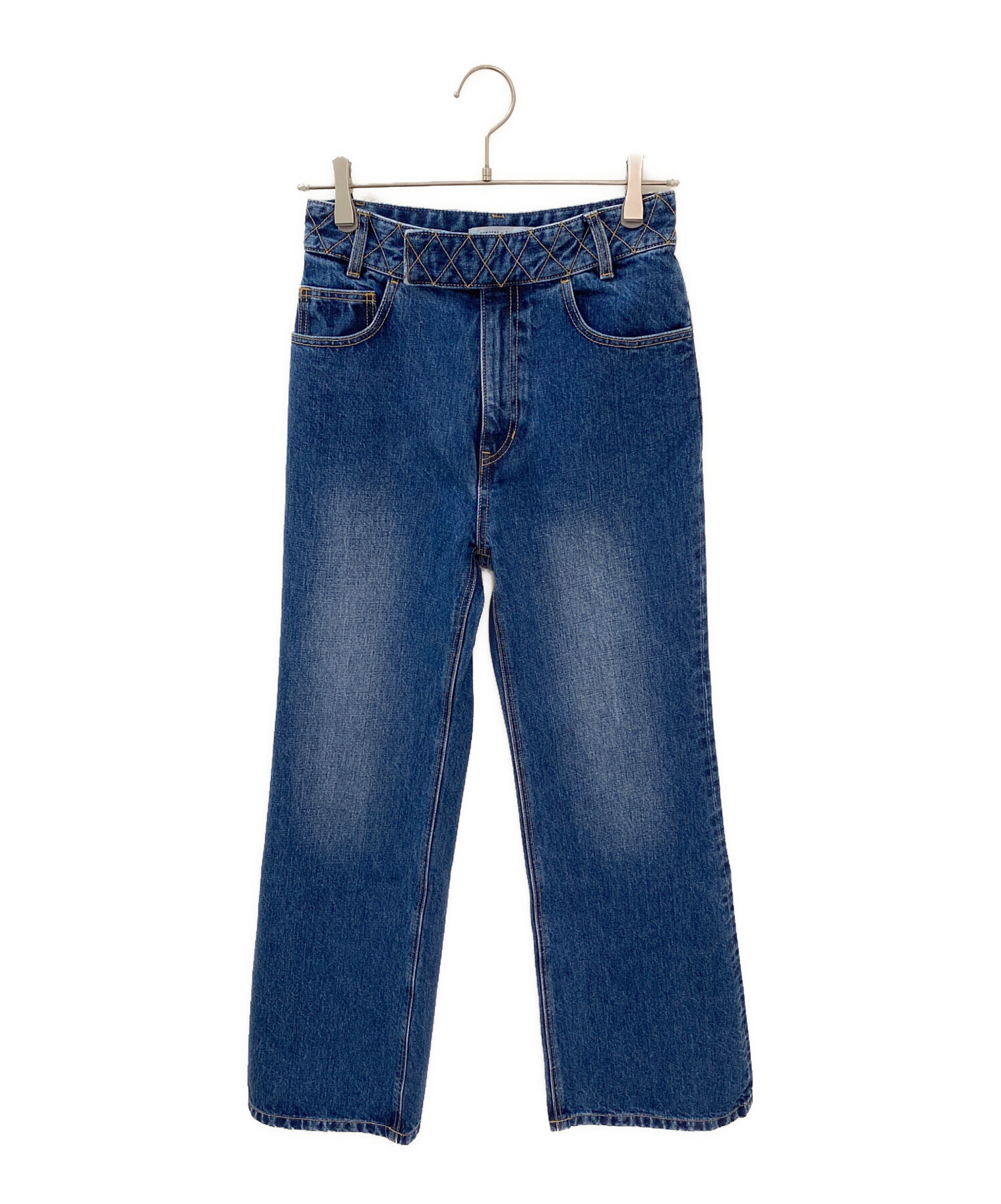 ボーダーズアットバルコニー 5 POCKETS DENIM PANTS 36 中古・古着通販】BORDERS at BALCONY (ボーダーズアットバルコニー