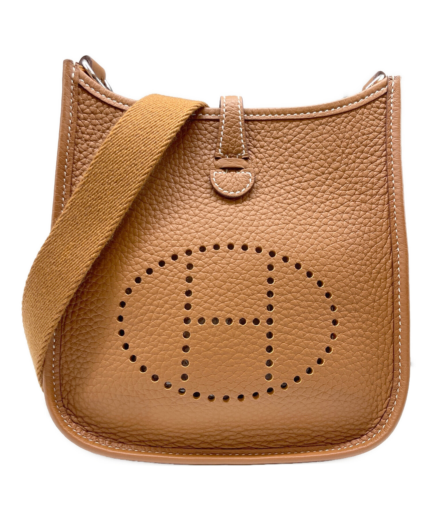 中古・古着通販】HERMES (エルメス) ショルダーバッグ ゴールド サイズ