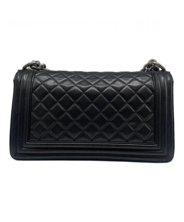 中古・古着通販】CHANEL (シャネル) ボーイシャネル 25 ブラック