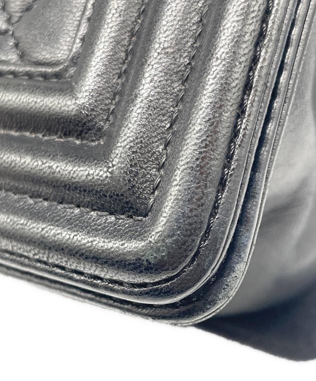 中古・古着通販】CHANEL (シャネル) ボーイシャネル 25 ブラック