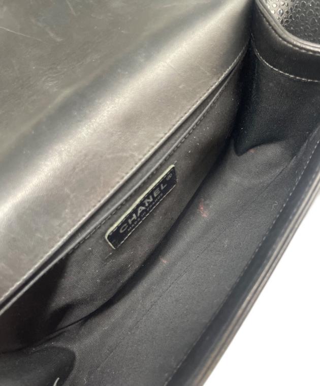 中古・古着通販】CHANEL (シャネル) ボーイシャネル 25 ブラック