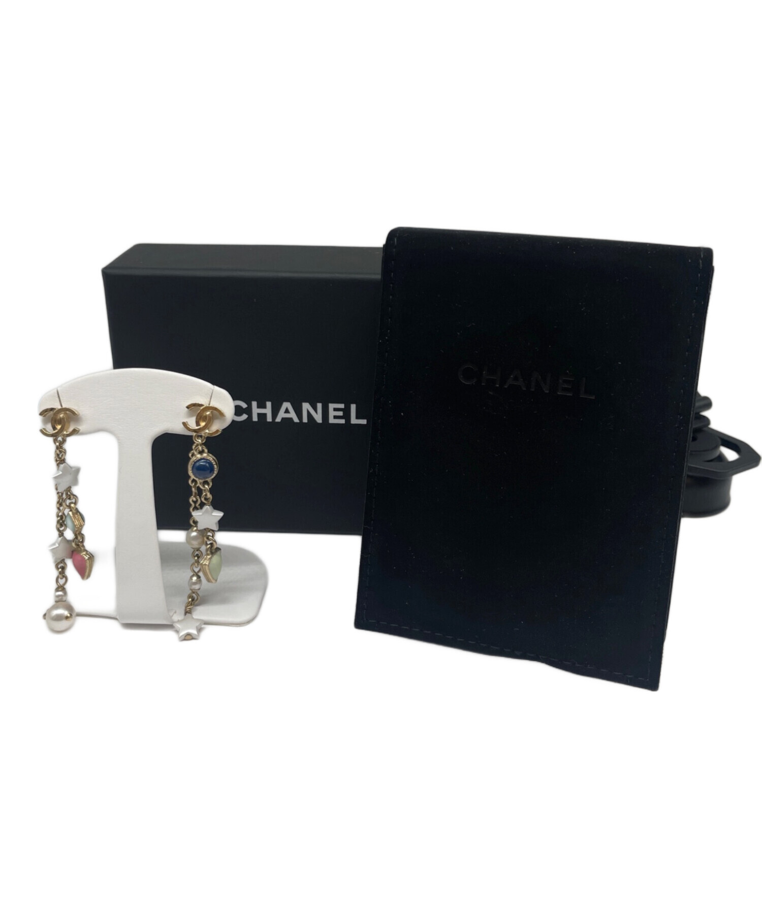 中古・古着通販】CHANEL (シャネル) チャームスイング ピアス