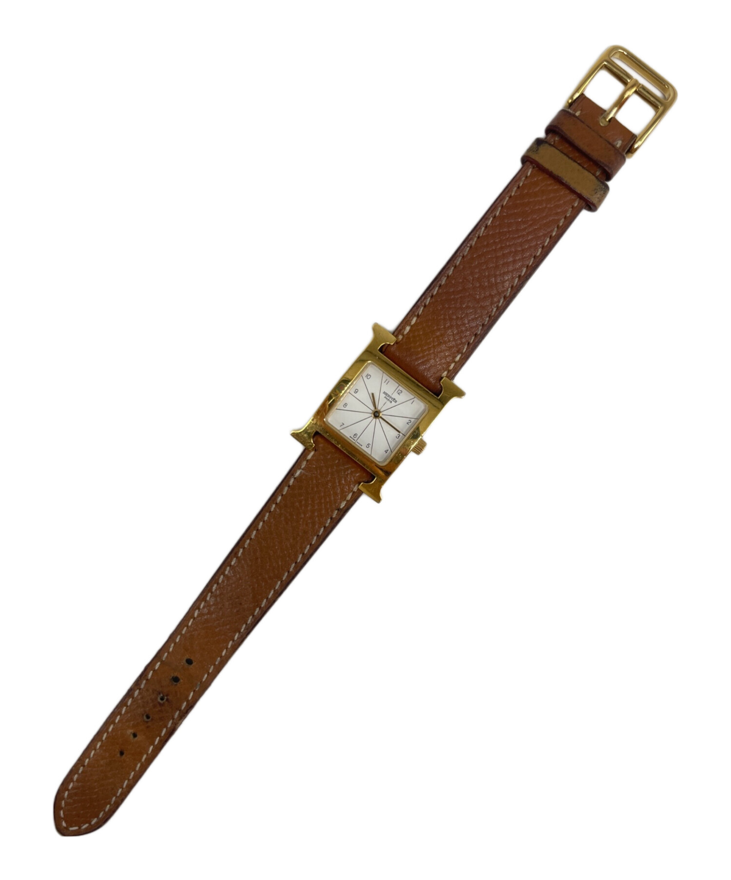 中古・古着通販】HERMES (エルメス) Hウォッチ Ref.HH1.201 白文字盤