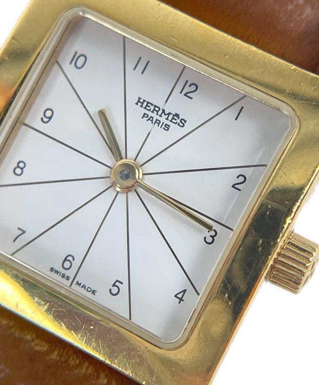 中古・古着通販】HERMES (エルメス) Hウォッチ Ref.HH1.201 白文字盤