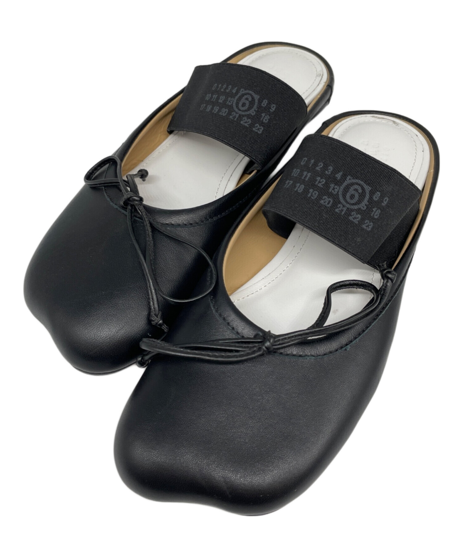 Maison Margiela MM6 バレエシューズ サイズ37 黒 エムエムシックス メゾン マルジェラ MM6 Maison Margiela エムエム6