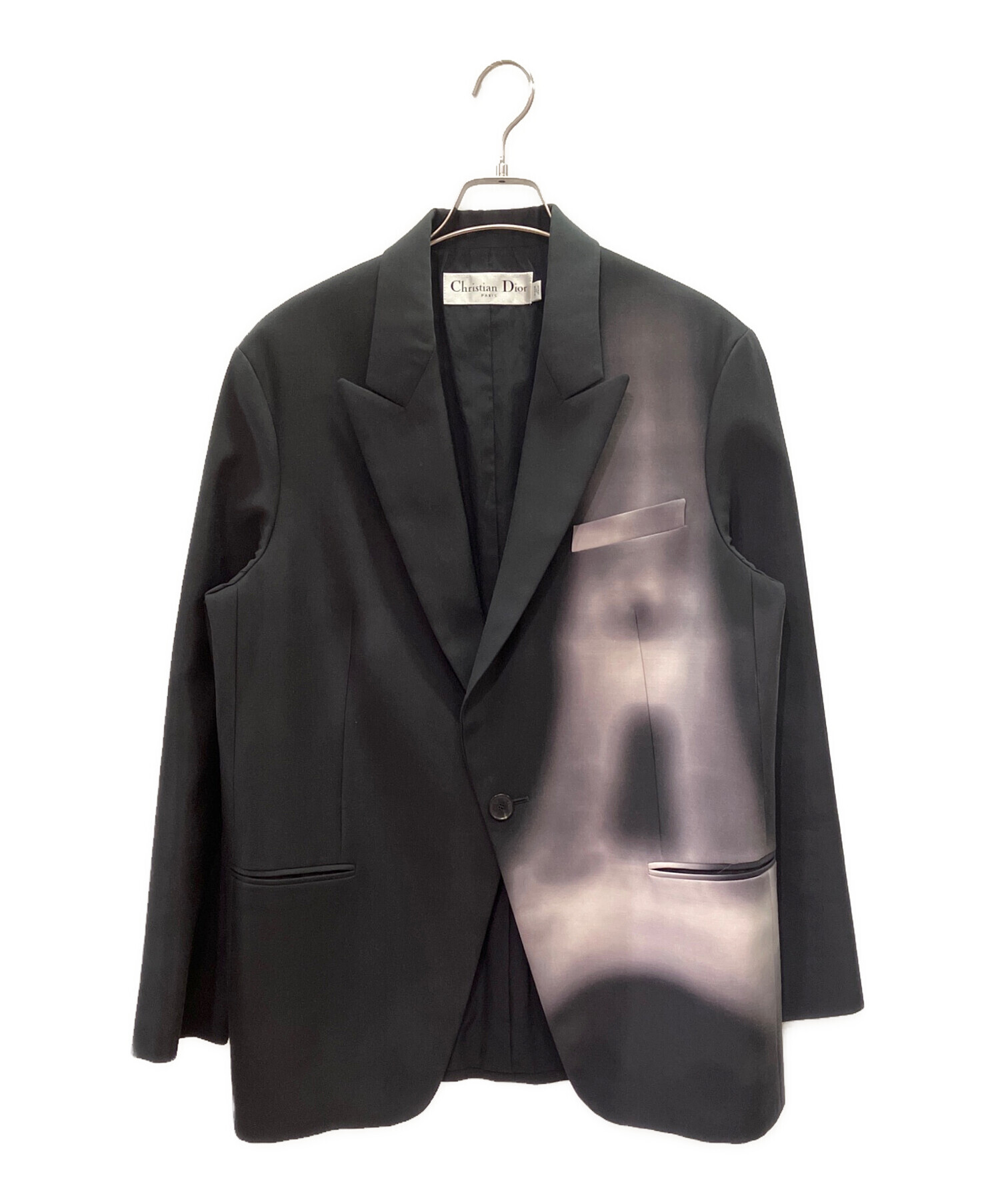 Dior（ディオール）　ジャケット　ブラック 中古・古着通販】Christian Dior (クリスチャン ディオール) オーバー