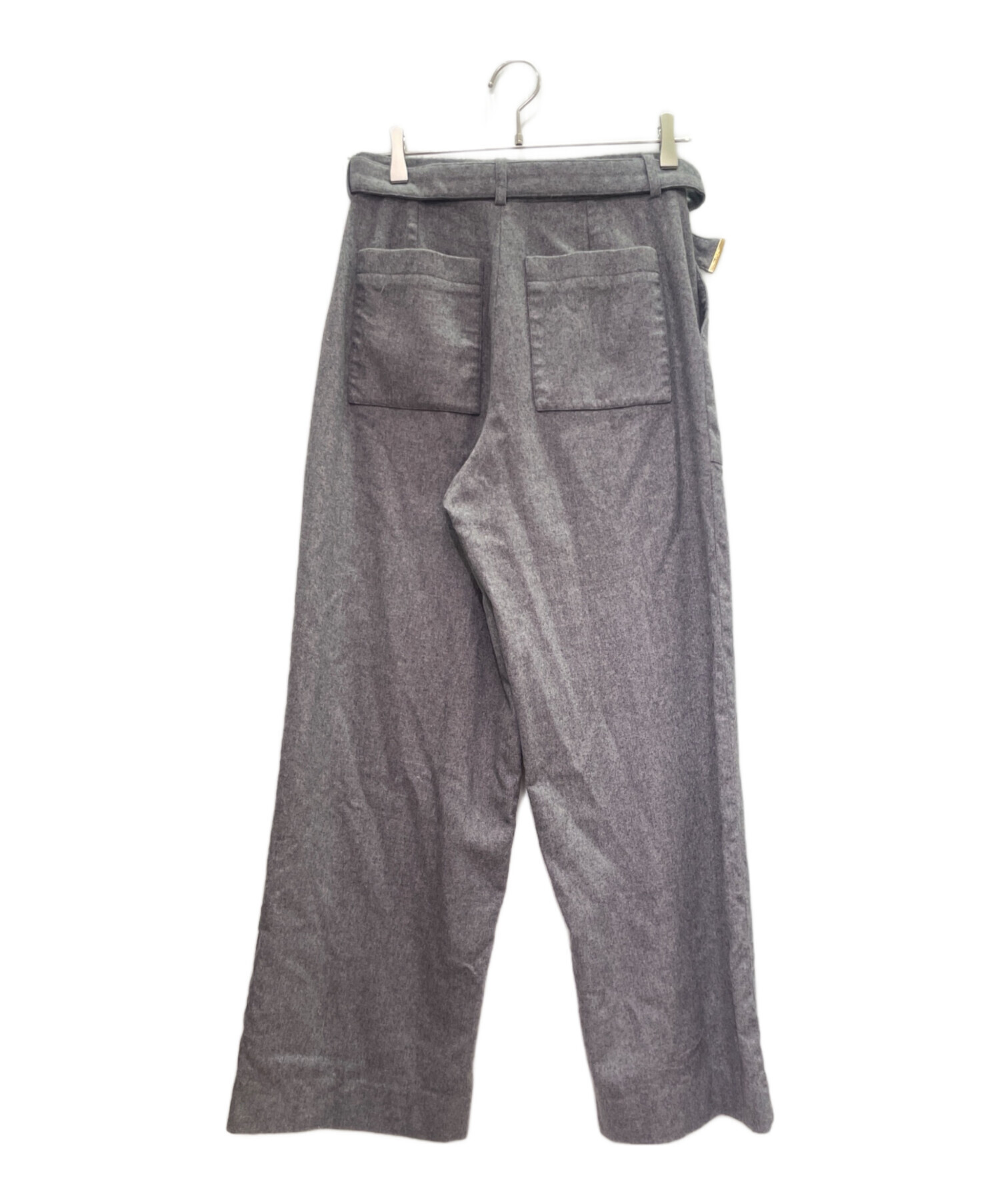 中古・古着通販】CELINE (セリーヌ) カシミヤ ワイドパンツ グレー