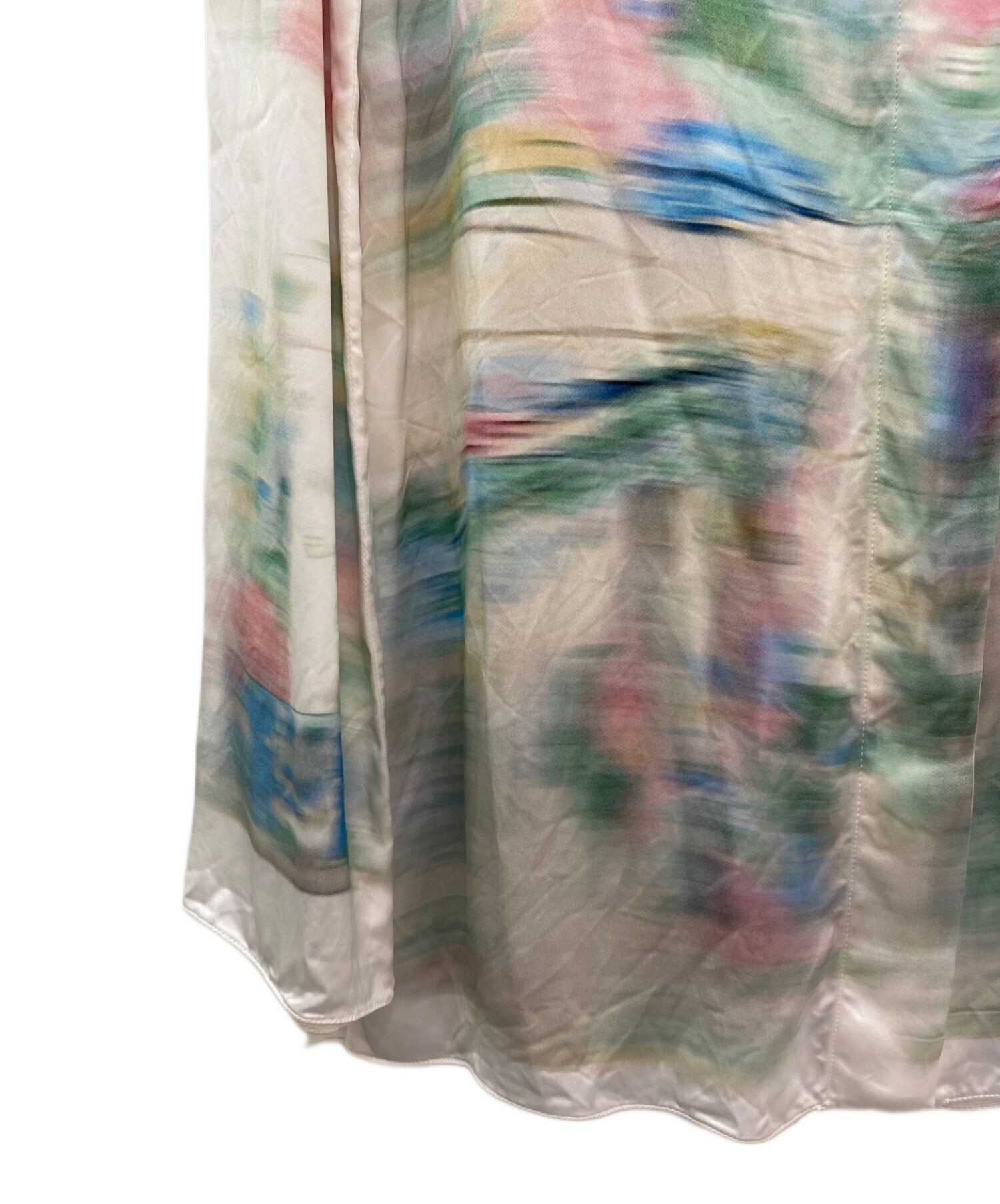 中古・古着通販】LOEWE (ロエベ) シルク総柄シャツ マルチカラー