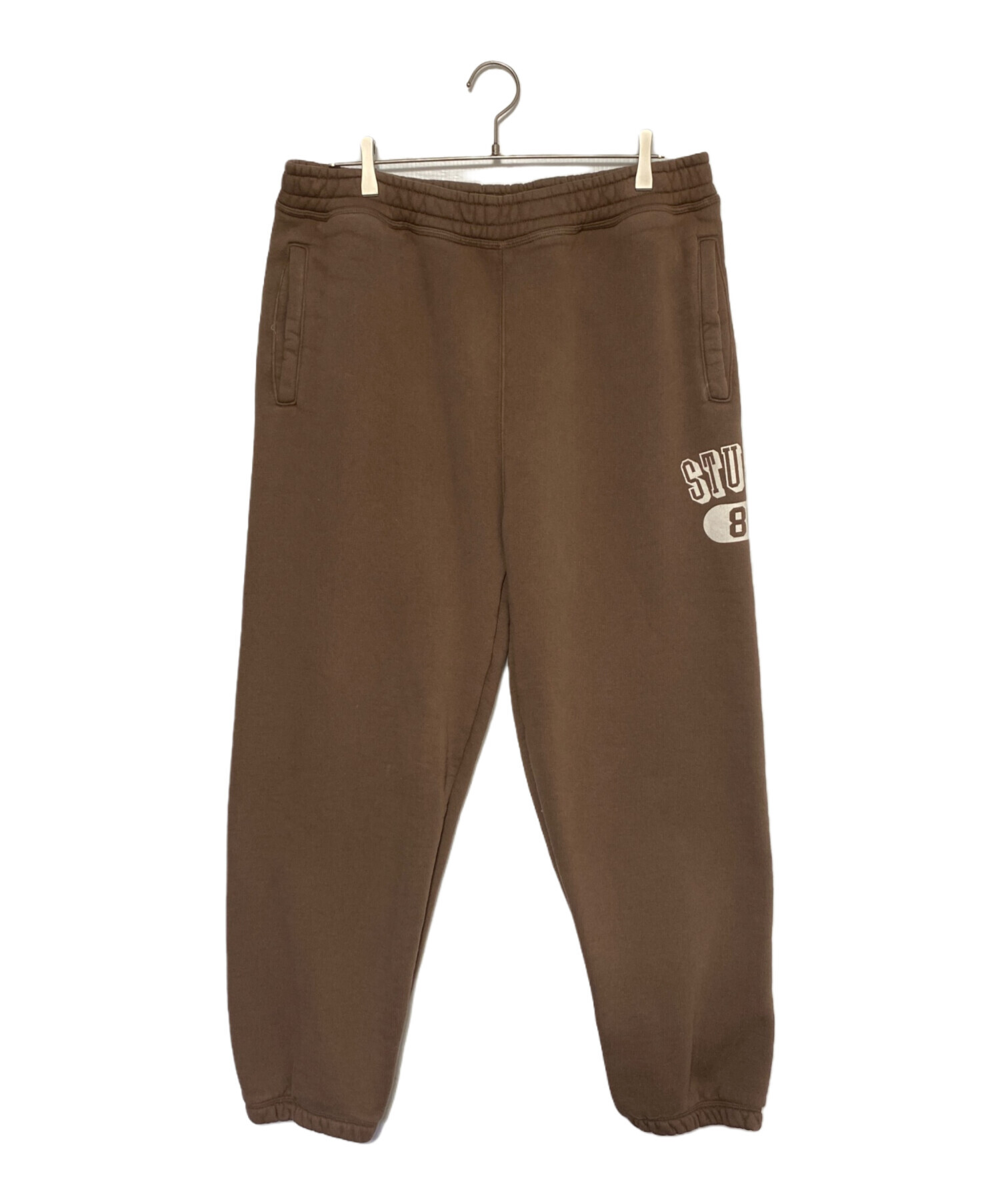 中古・古着通販】stussy (ステューシー) 80 FLEECE PANT ブラウン 