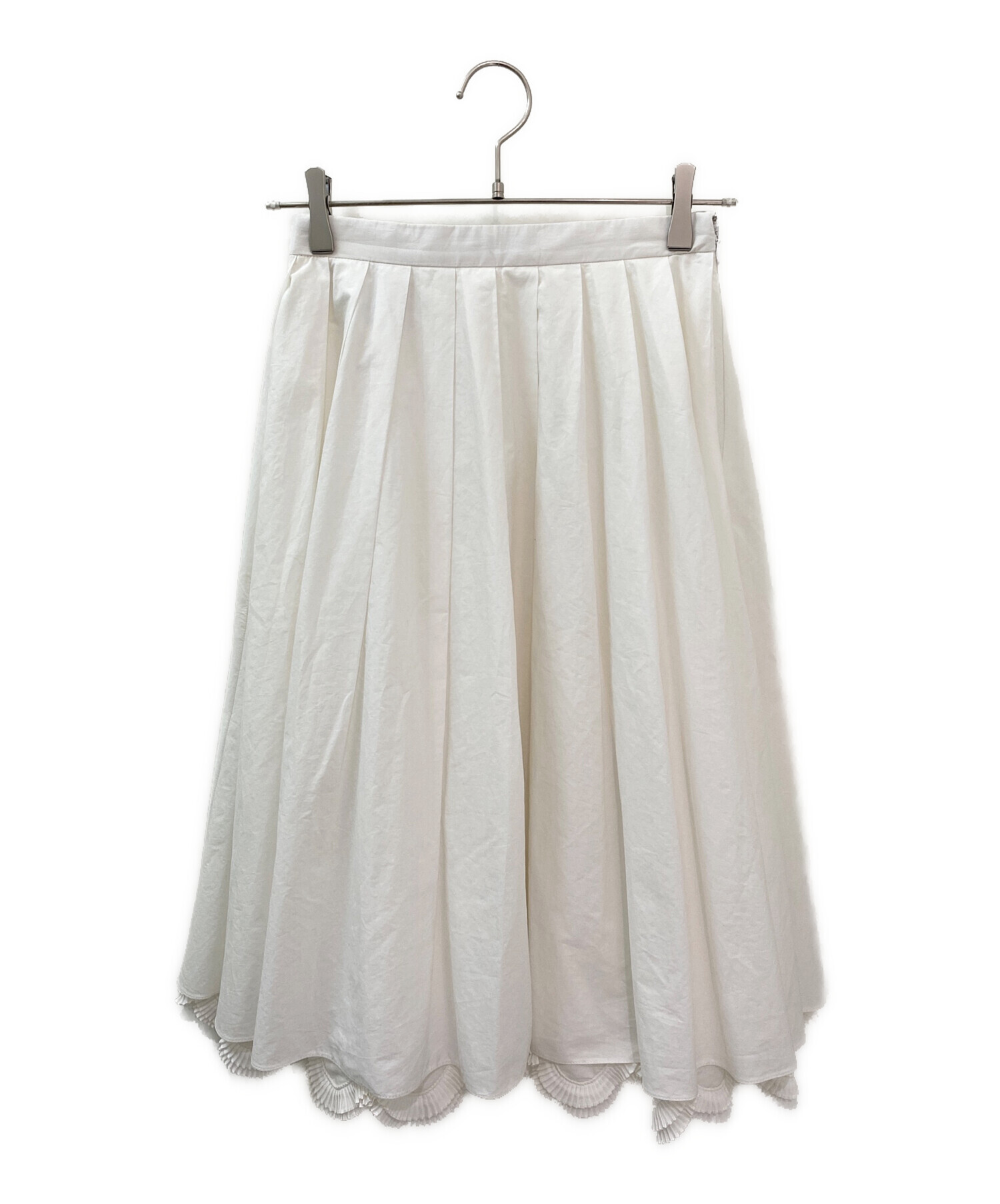 中古・古着通販】PRADA (プラダ) コットンフレアミディスカート  