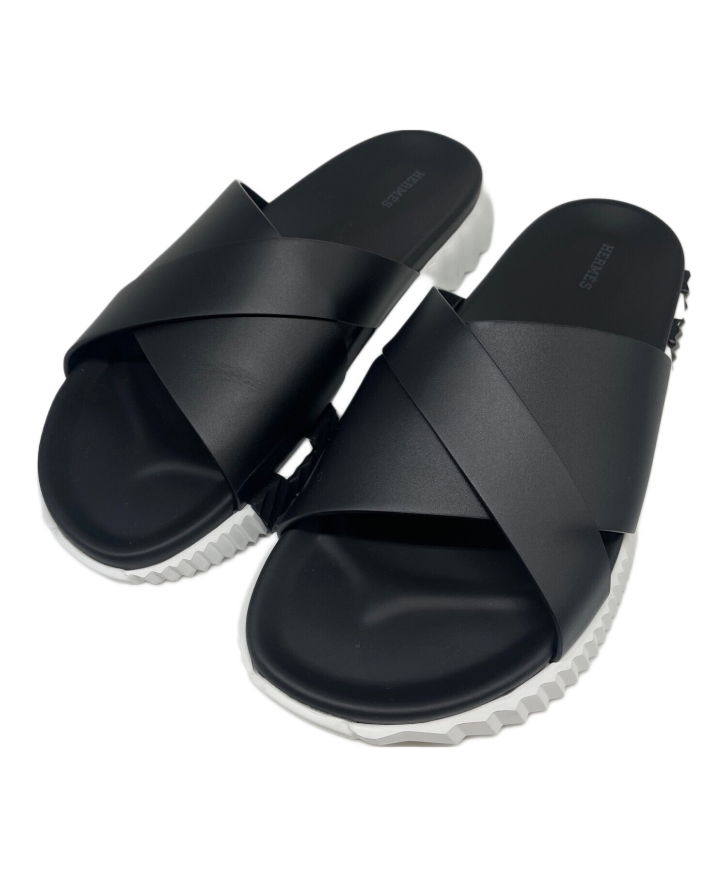 HERMES インフラ ブラックサンダル　44 サンダル 《インフラ》 - ブラック | Hermès - エルメス-公式サイト