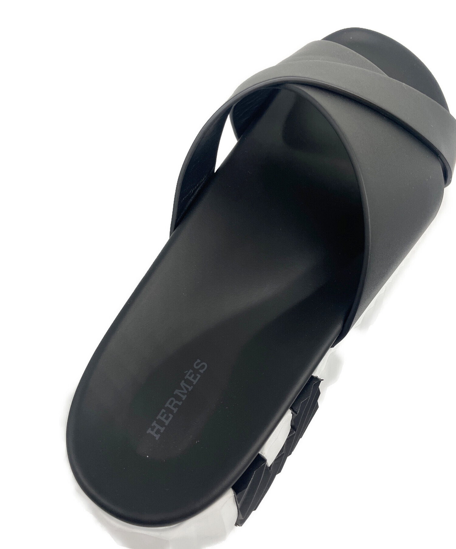 中古・古着通販】HERMES (エルメス) サンダル 《インフラ》 ブラック