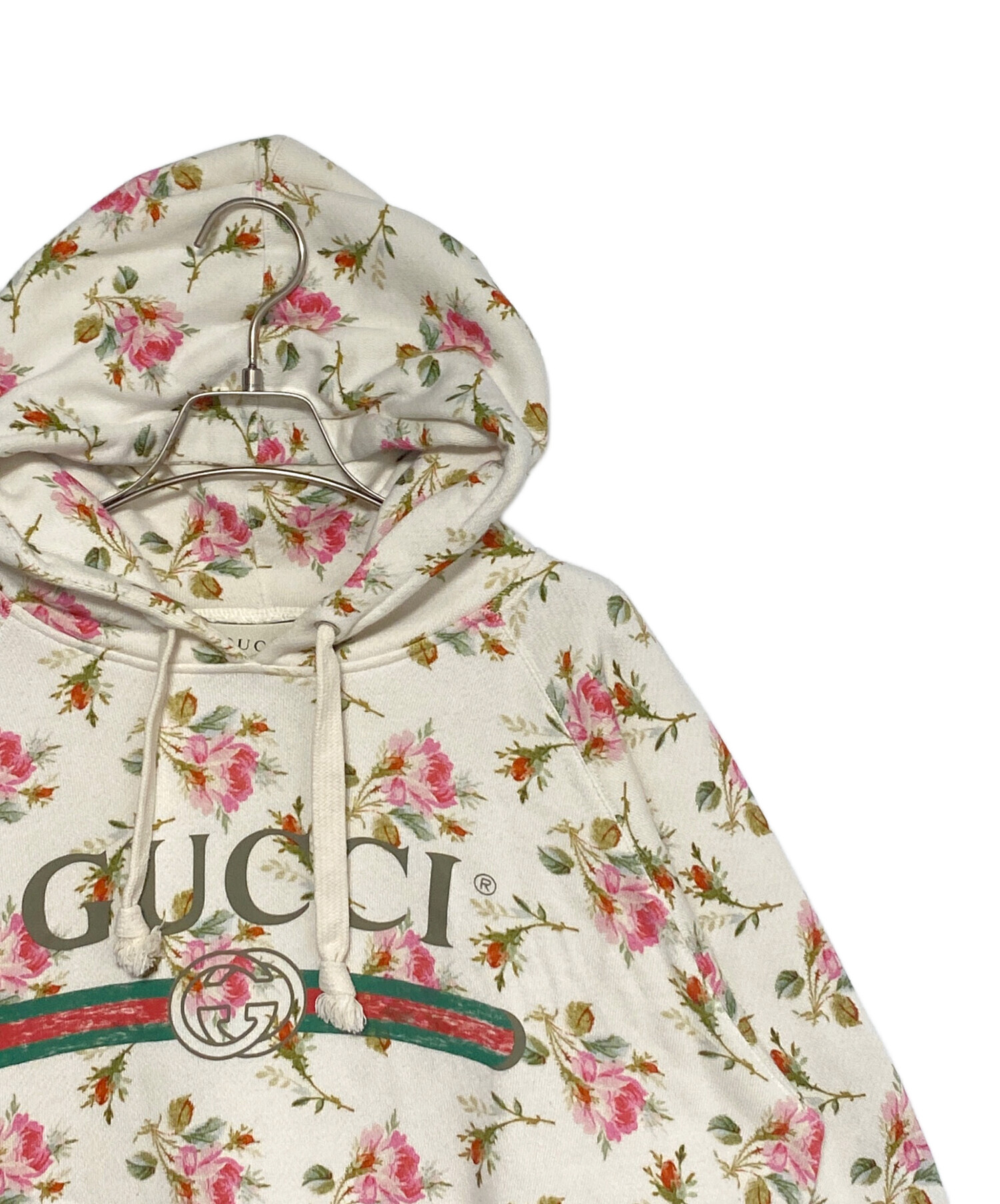 限定お値下げ‼️グッチ　GUCCI フローラ パーカー　新品 中古・古着通販】GUCCI (グッチ) フローラルニットパーカー アイボリー