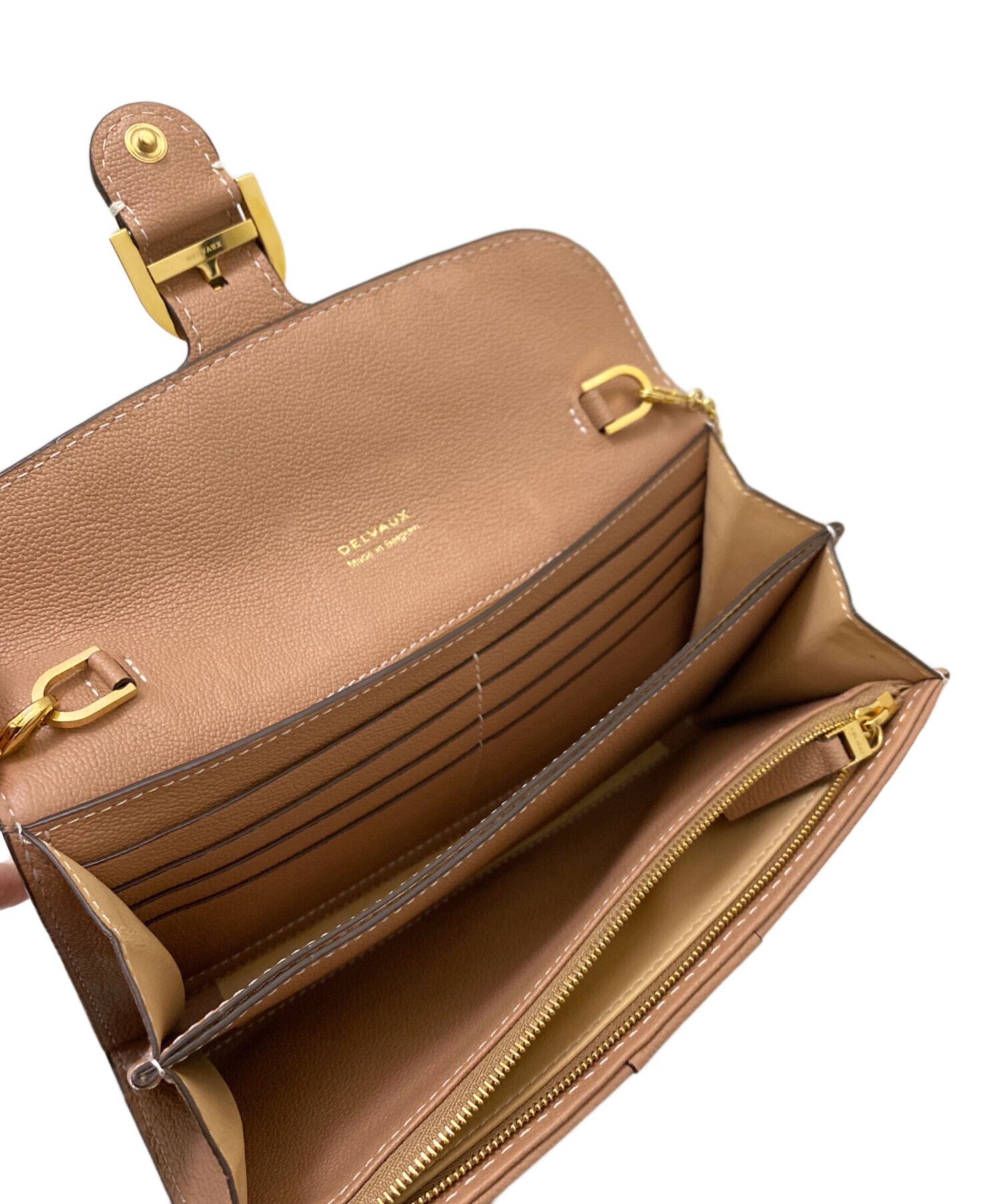 中古・古着通販】DELVAUX (デルヴォー) ブリヨンチェーンウォレット 
