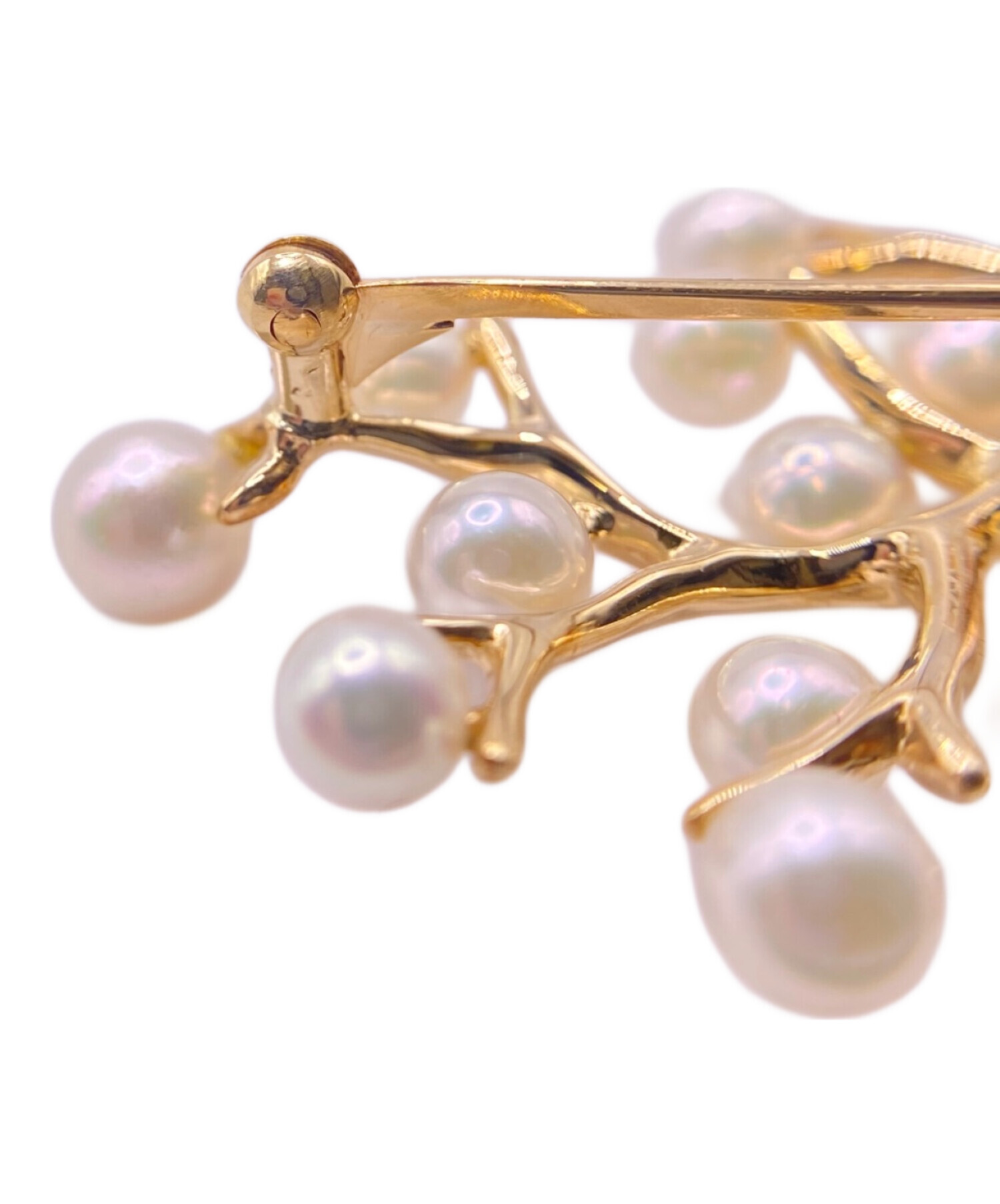 中古・古着通販】MIKIMOTO (ミキモト) 幸福の木 パールブローチ サイズ