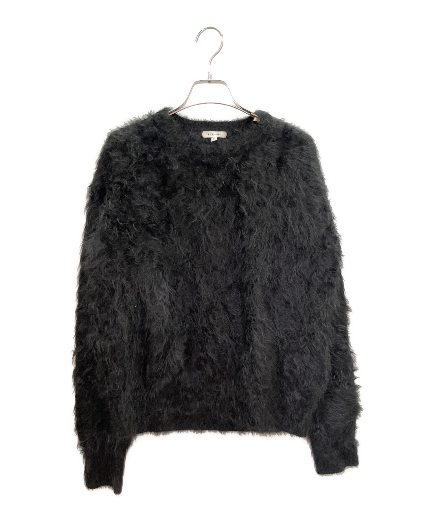 中古・古着通販】BLAMINK (ブラミンク) ファーカシミヤ 7G クルー