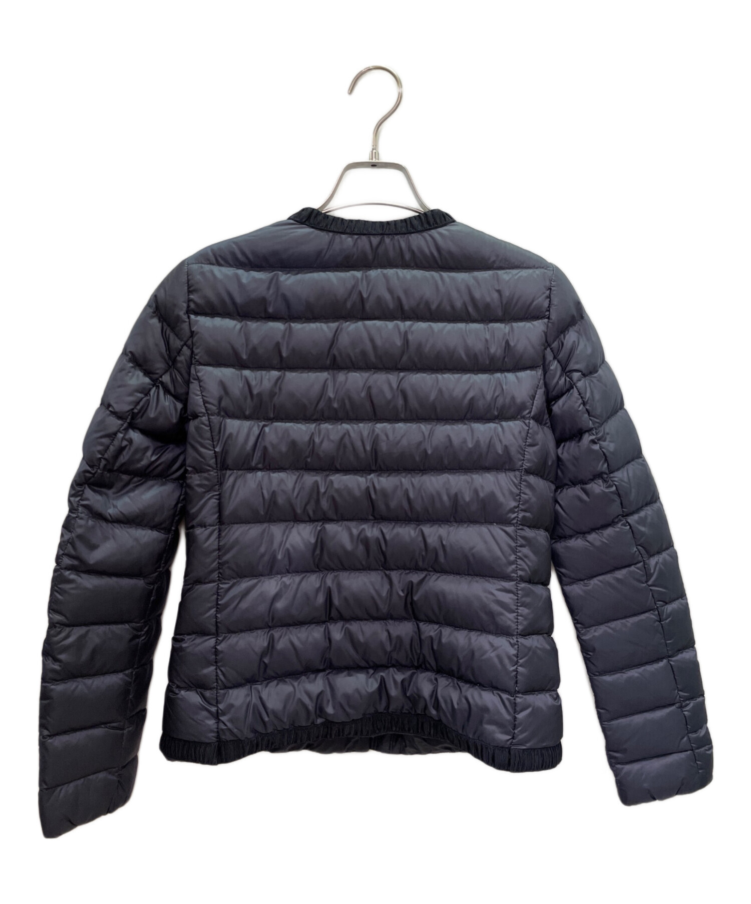 中古・古着通販】MONCLER (モンクレール) ノーカラー ダウンジャケット