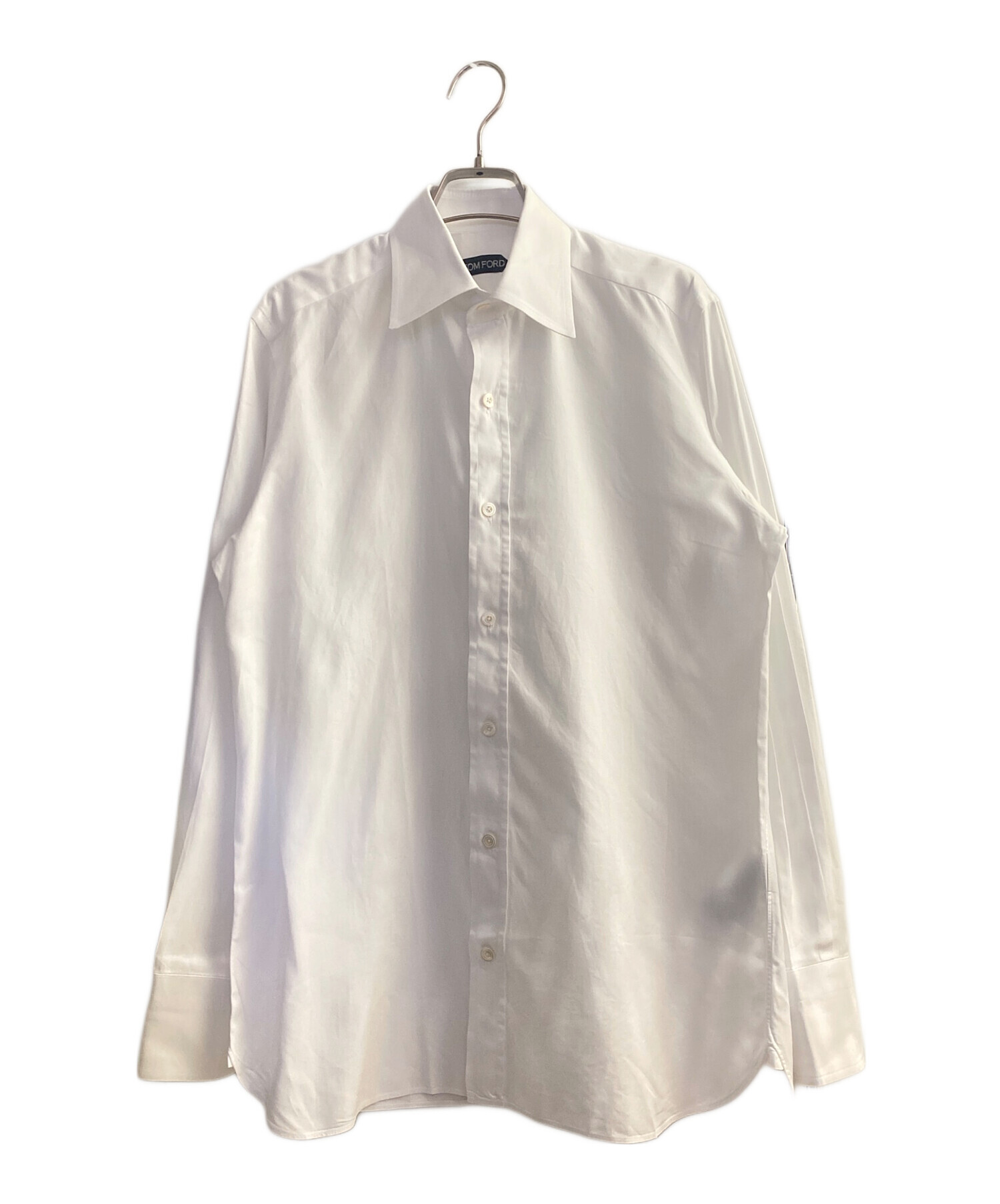 TOM FORD トムフォード シャツ ホワイト 白 サイズ:15 3/4(40) | オックスフォード ドレス シャツ (7FT680 94HCKR) | トップス カジュアルシャツ 長袖【メンズ】【中古】【K4627】 中古・古着通販】TOM FORD (トムフォード) ドレスシャツ ホワイト
