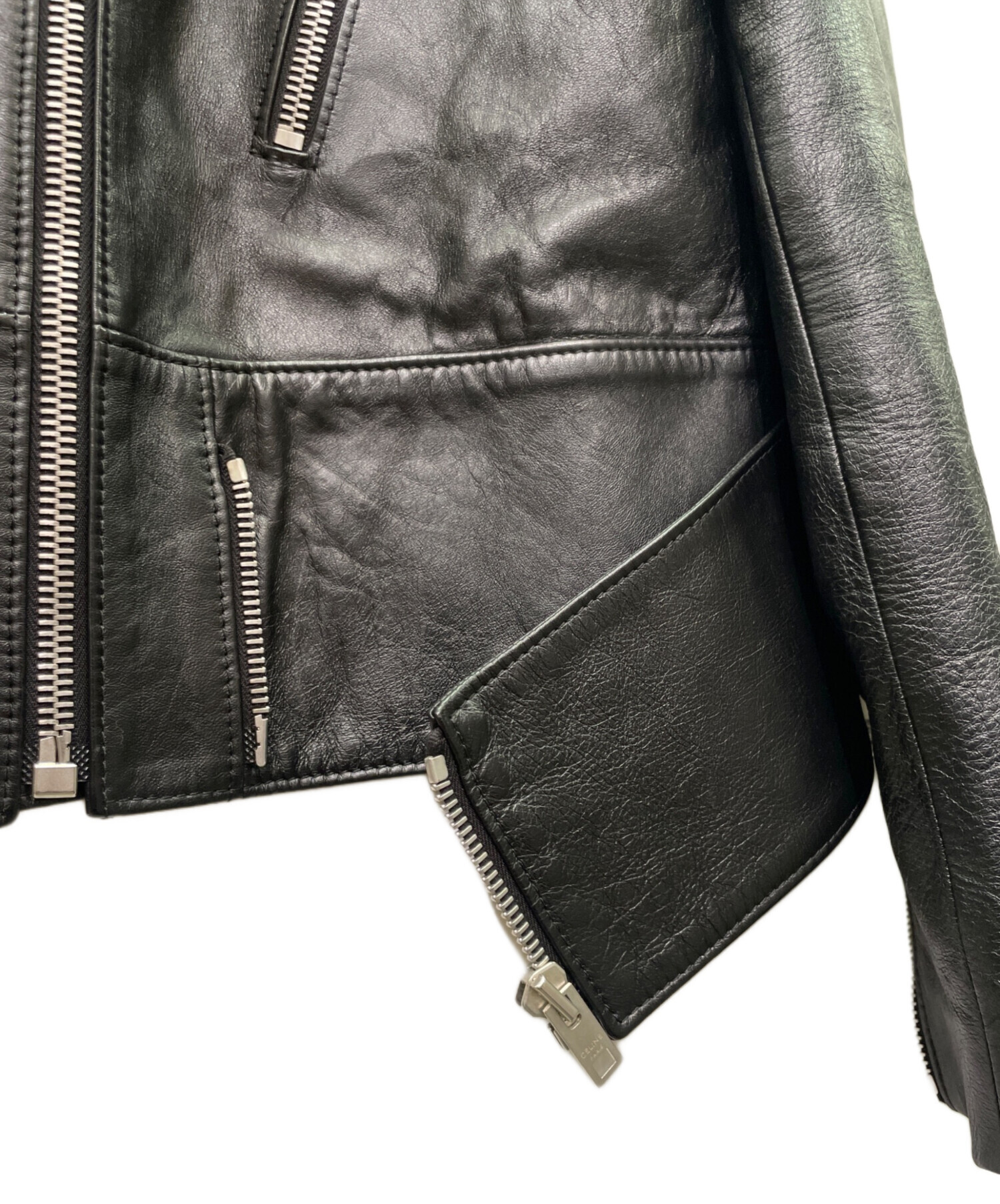 中古・古着通販】CELINE (セリーヌ) PADDED LEATHER RACER JACKET