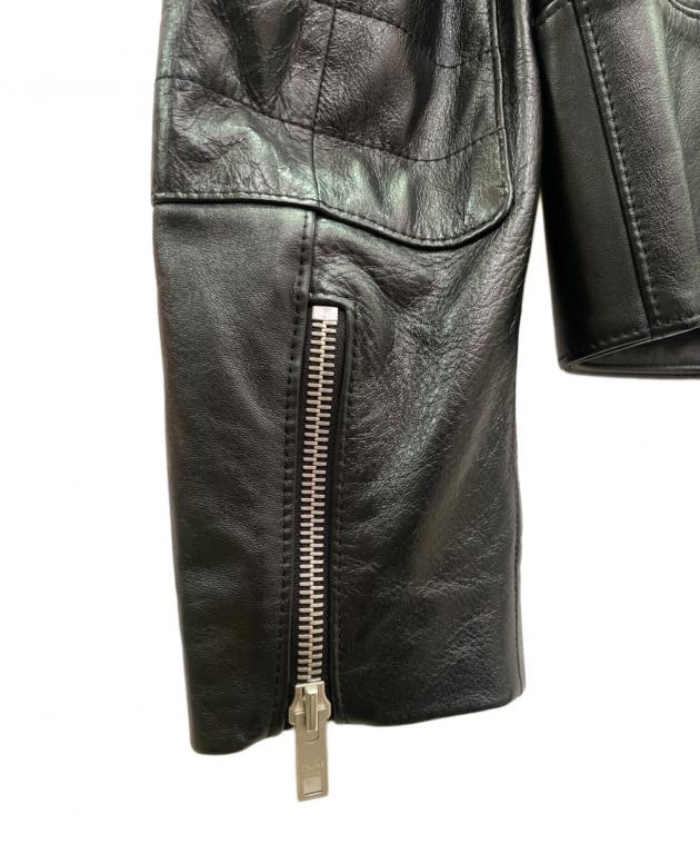 中古・古着通販】CELINE (セリーヌ) PADDED LEATHER RACER JACKET