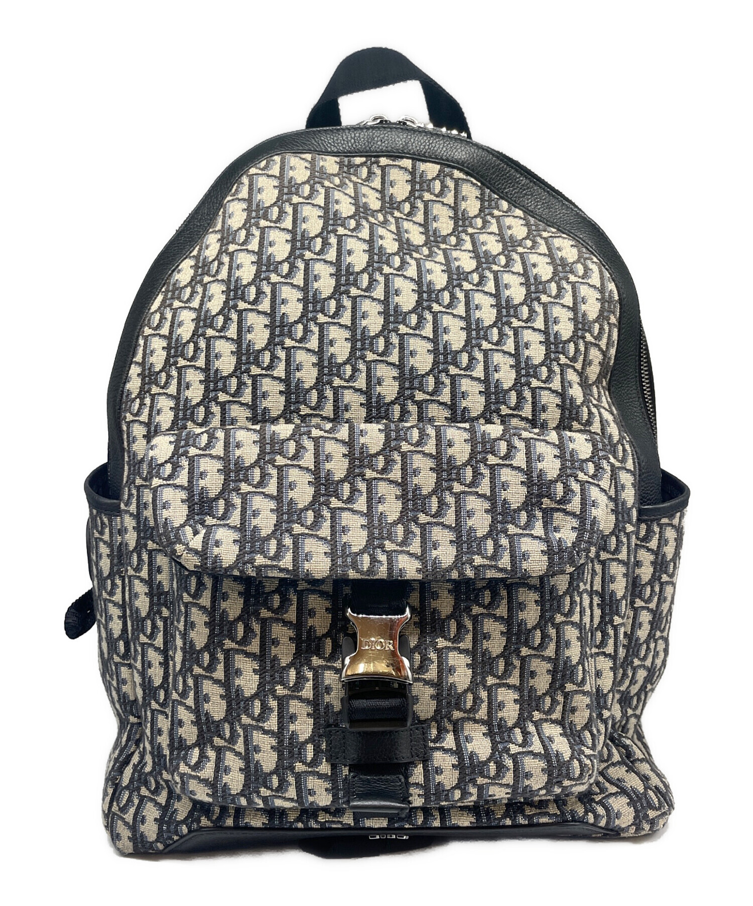 DIOR オブリークジャガード バックパック 中古・古着通販】Dior (ディオール) オブリークジャガードバックパック