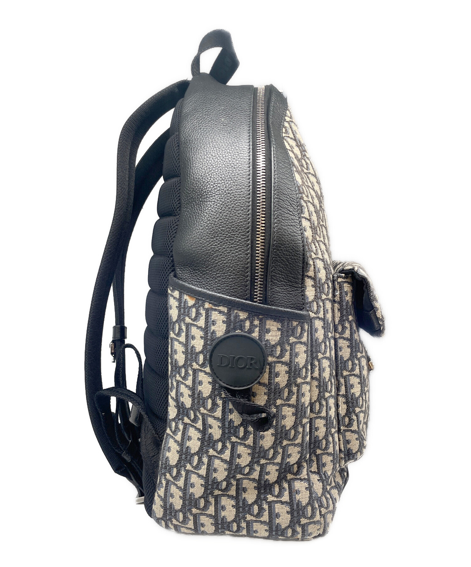 DIOR オブリークジャガード バックパック 中古・古着通販】Dior (ディオール) オブリーク ジャガード バック