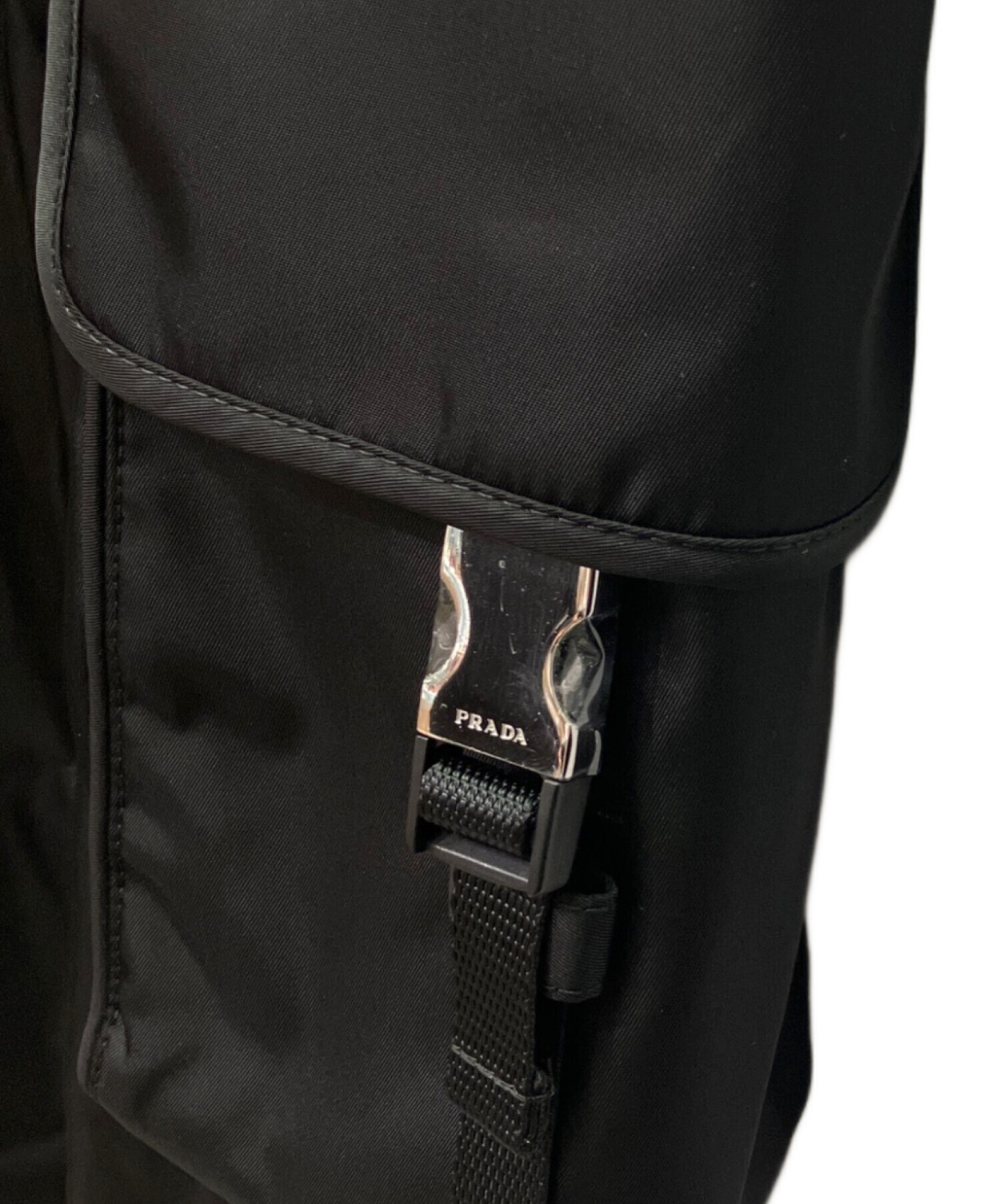 中古・古着通販】PRADA (プラダ) Re-Nylon パンツ ブラック サイズ:44