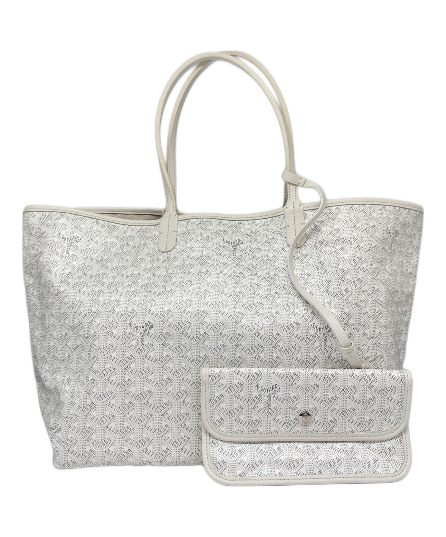 中古・古着通販】GOYARD (ゴヤール) サンルイ PM ホワイト サイズ:PM