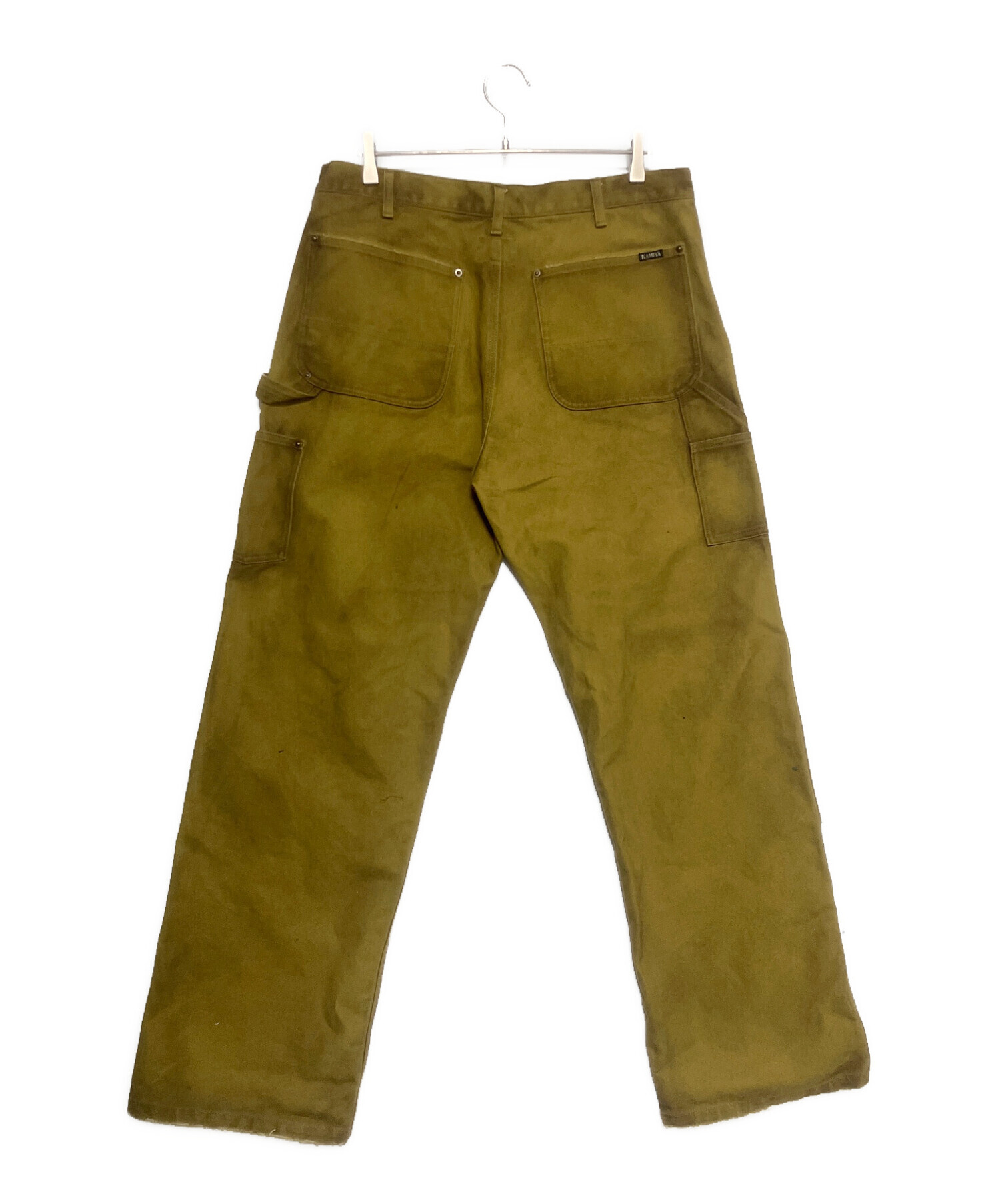 中古・古着通販】KAMIYA (カミヤ) Boro Painter Pants ベージュ サイズ