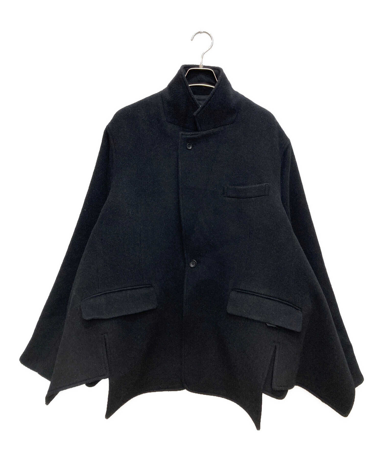 【古着】beautiful people ダブルエンドシャツ black38 中古・古着通販】beautiful people (ビューティフルピープル) double