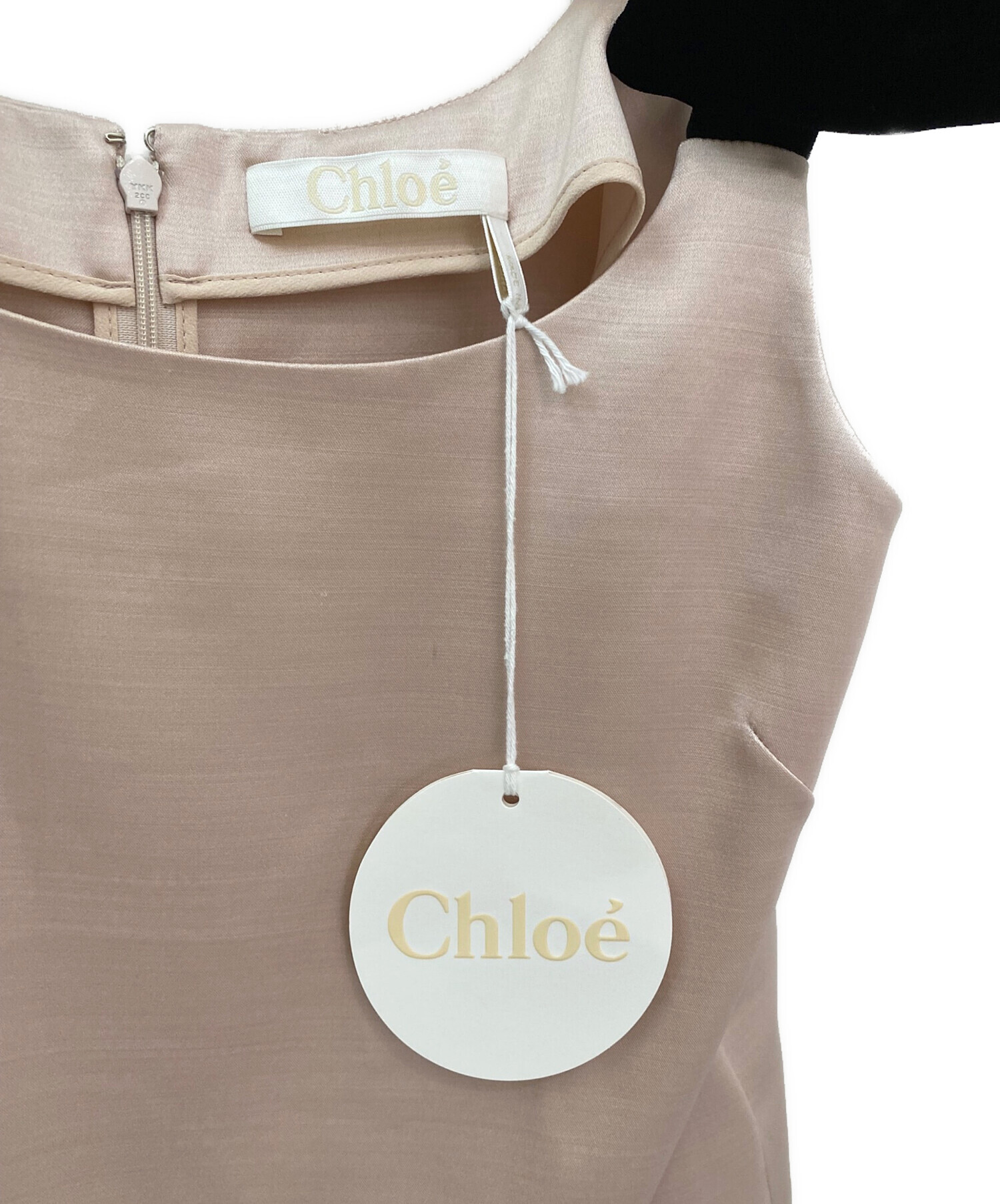 中古・古着通販】Chloe (クロエ) ノースリーブブラウス ピンク サイズ 