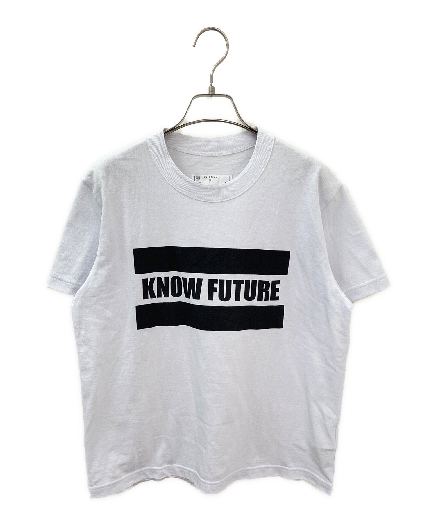 中古・古着通販】sacai (サカイ) KNOW FUTURE T-Shirt ホワイト サイズ