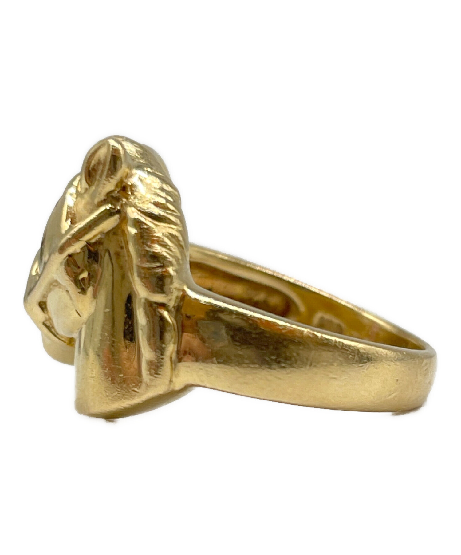 中古・古着通販】NO BRAND (ノーブランド) ホースモチーフ K18リング