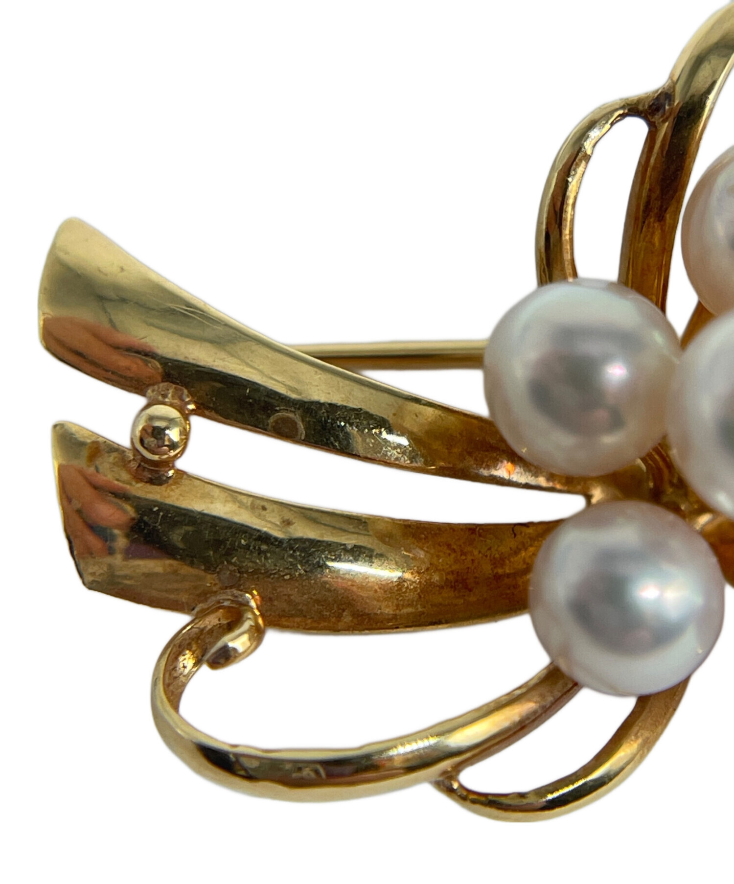 中古・古着通販】NO BRAND (ノーブランド) パール付K18ブローチ