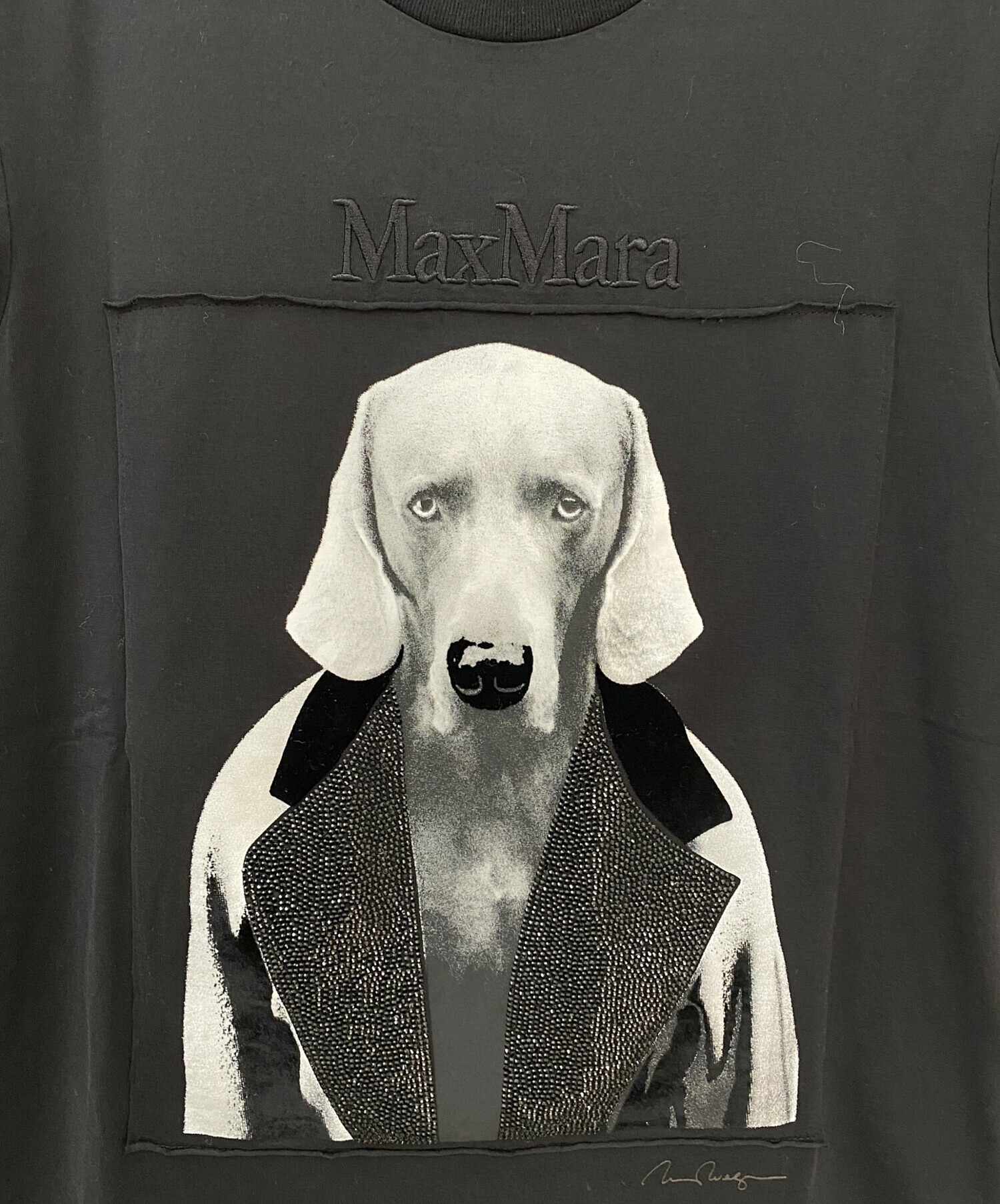 中古・古着通販】MaxMara (マックスマーラ) MMドッグ 半袖Tシャツ 中古・古着通販】MaxMara (マックスマーラ) MMドッグ 半袖Tシャツ