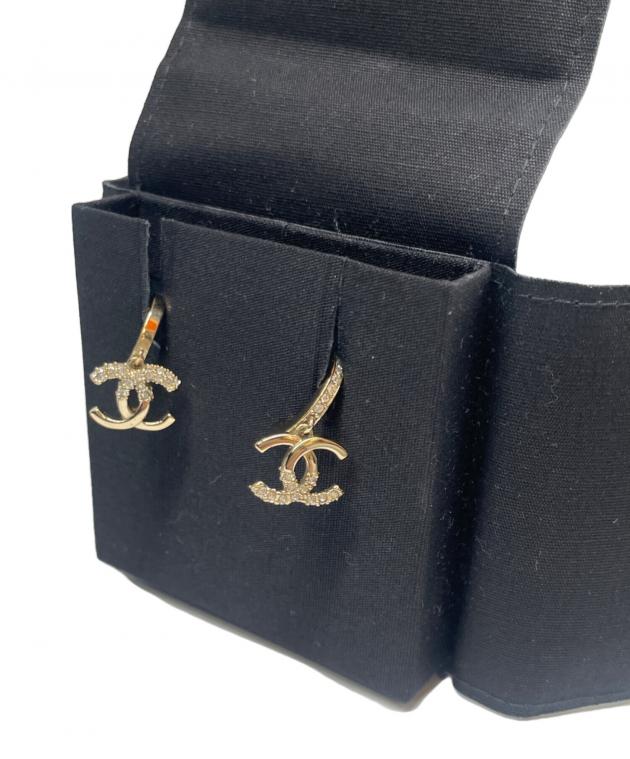 中古・古着通販】CHANEL (シャネル) ココマーク フープピアス ゴールド