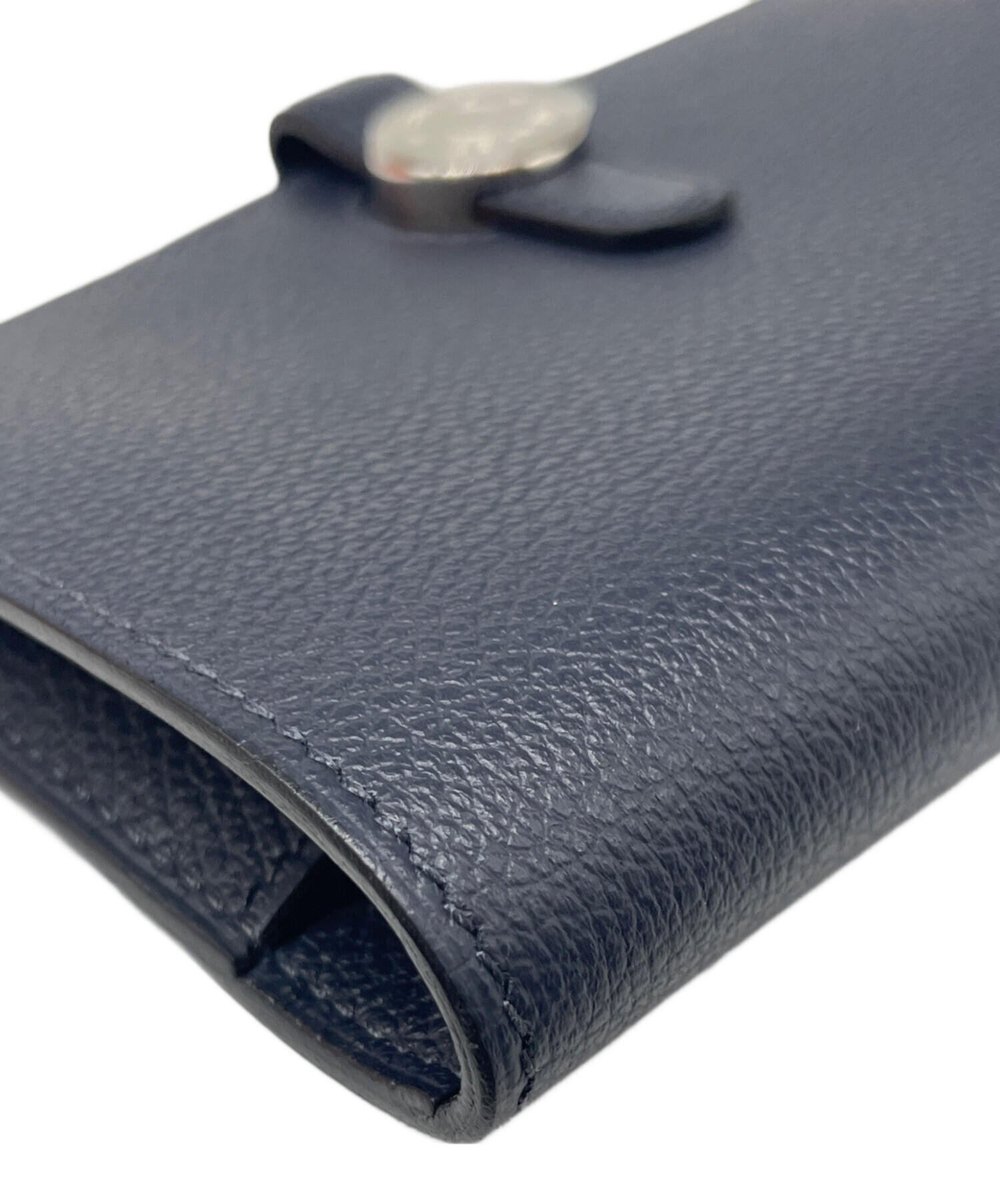 中古・古着通販】HERMES (エルメス) ドゴン コンパクト ネイビー