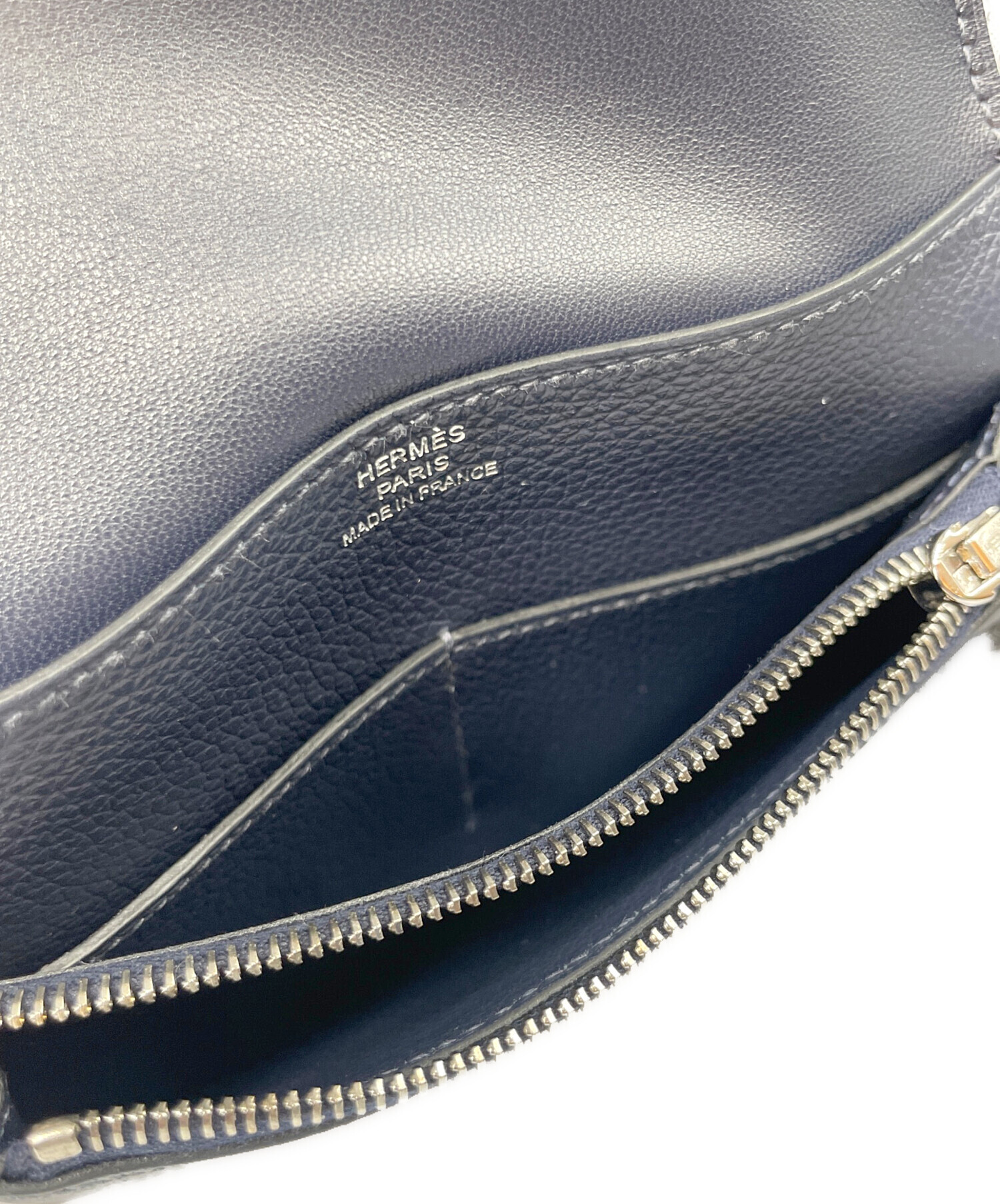 中古・古着通販】HERMES (エルメス) ドゴン コンパクト ネイビー