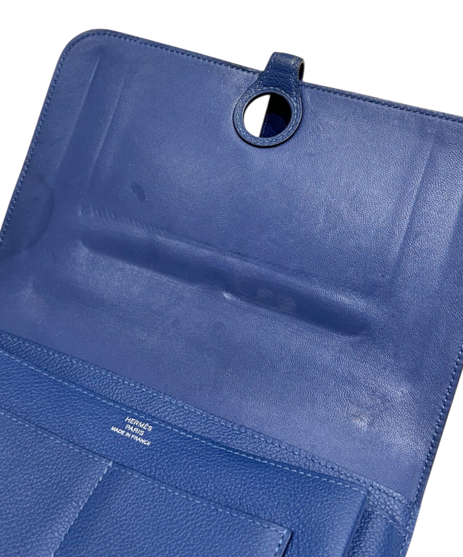 中古・古着通販】HERMES (エルメス) 長財布 ブルー｜ブランド・古着