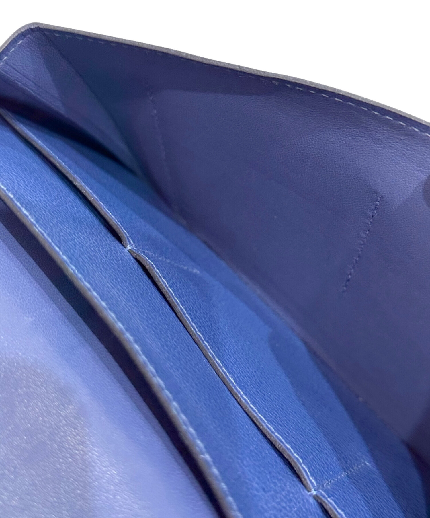 中古・古着通販】HERMES (エルメス) 長財布 ブルー｜ブランド・古着