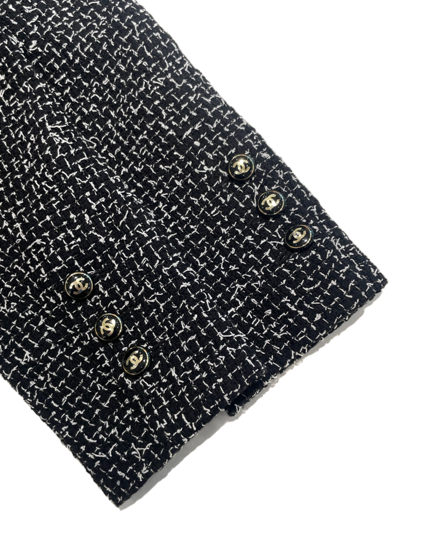 中古・古着通販】CHANEL (シャネル) ココマーク ボタン ツイード